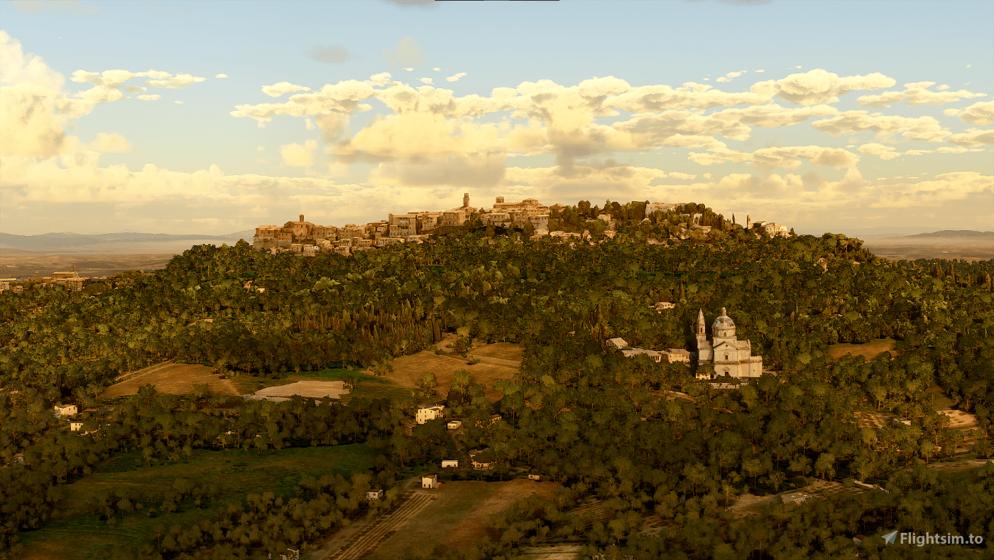 1400x788 Montepulciano, Tuscany, Italy Microsoft Flight Simulator