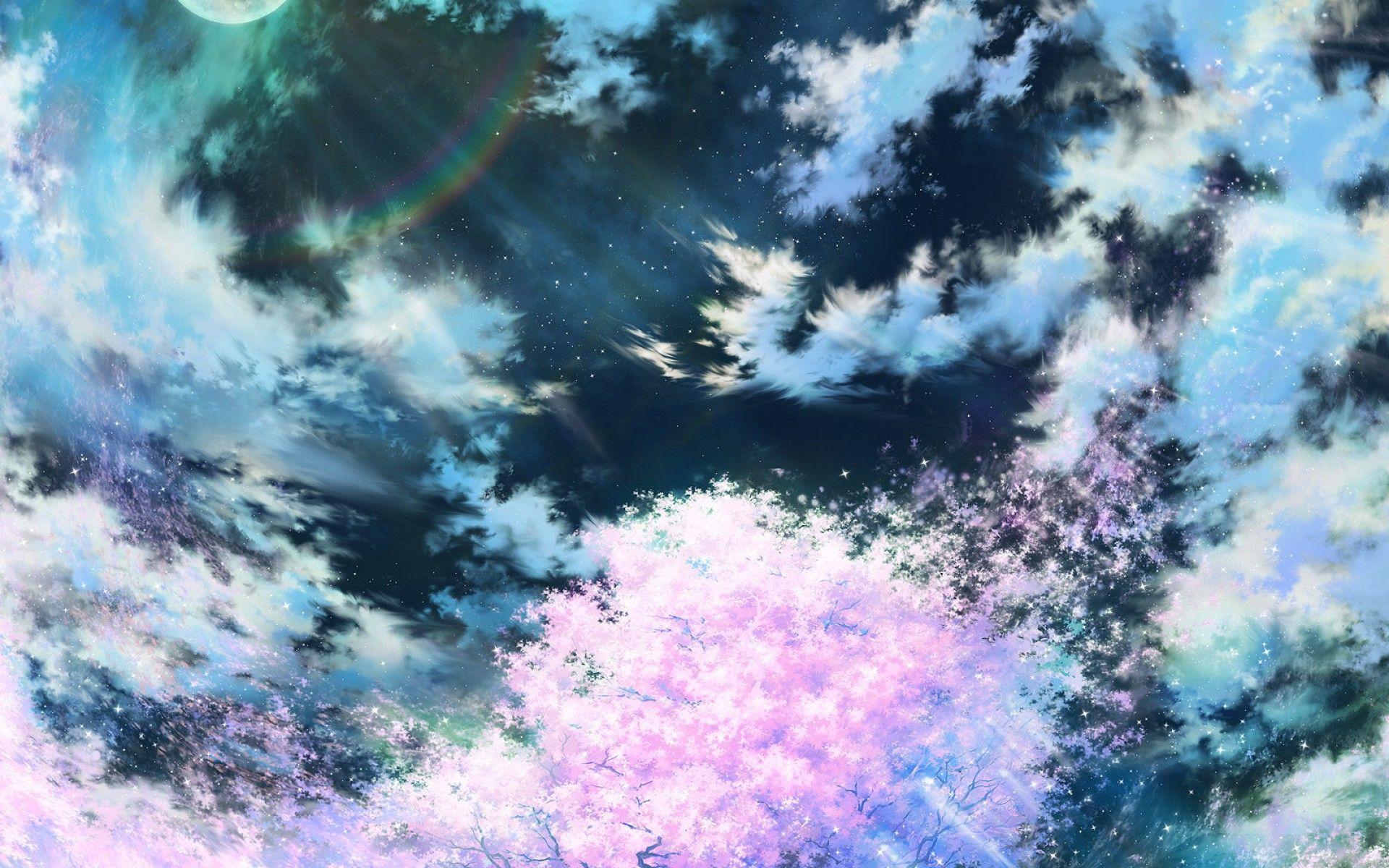 1920x1200 Anime Scenery Abstract Wallpaper HD Desktop Wallpaper