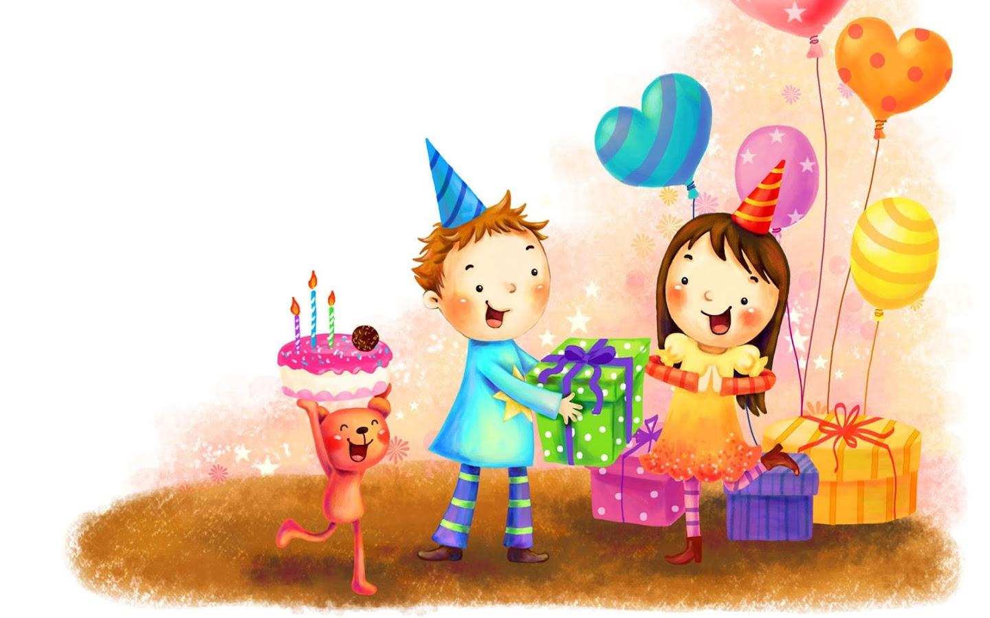 1440x900 Children New Year Party High Definition Wallpaper 27168