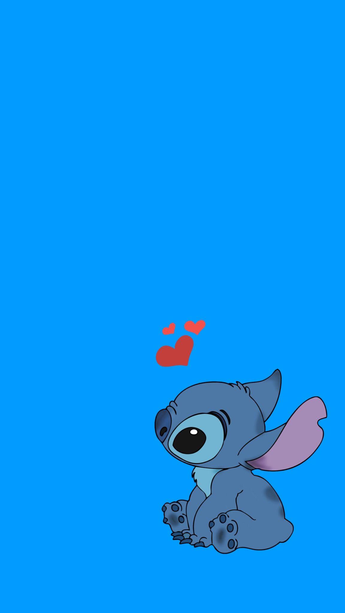 1152x2048 Wallpaper Stitch Blue
