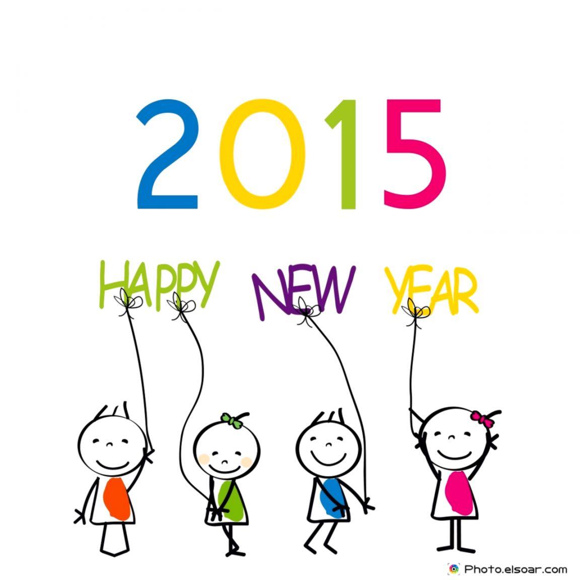 1152x1152 Cartoon Happy New Year Drawing For Kids