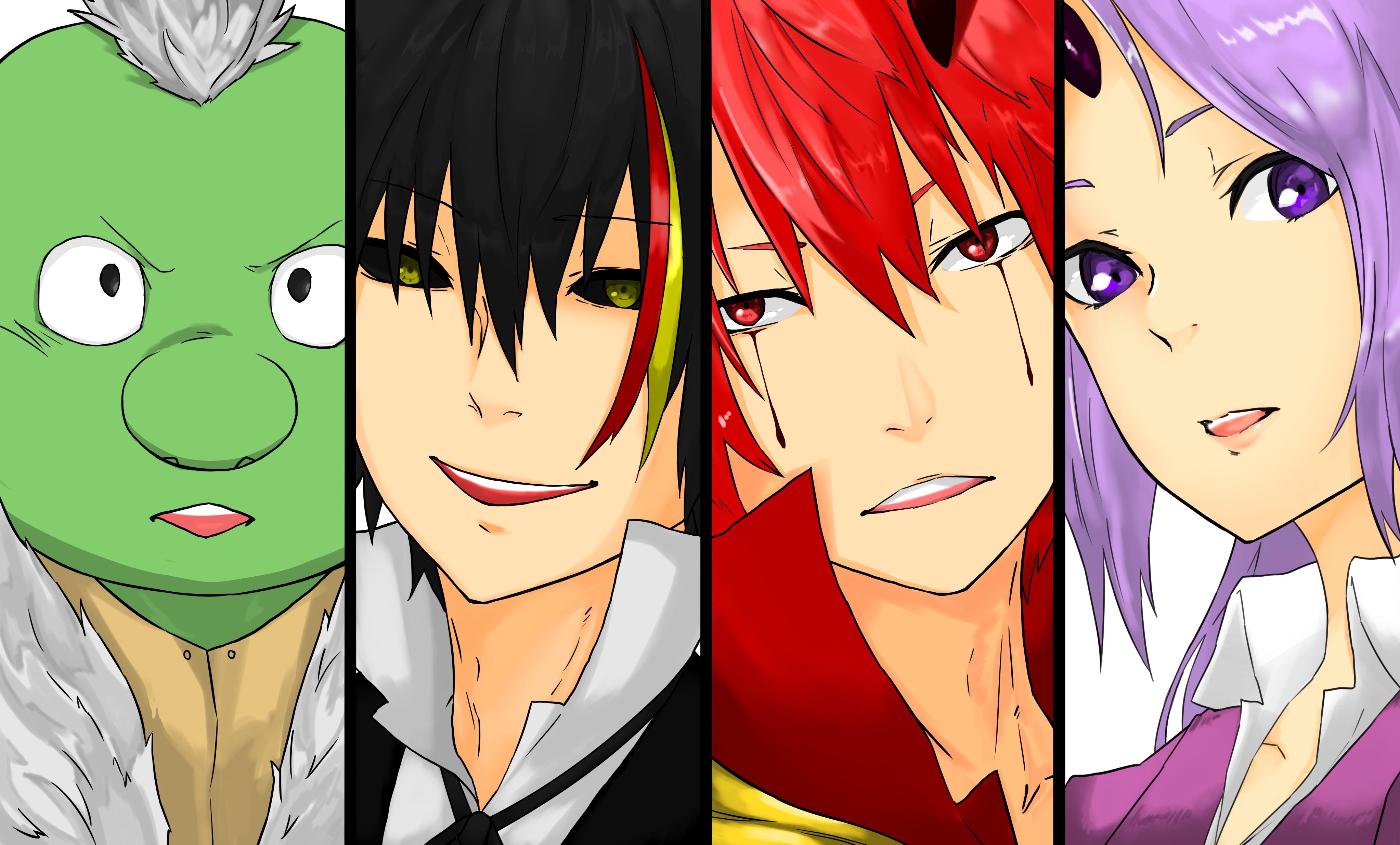 4092x2472 1920x1080 Souei (That Time I Got Reincarnated as a Slime), Anime, Minimalist, That Time I Got Reincarnated as a Slime, Tensei shitara Slime Datta Ken, Benimaru (That Time I Got