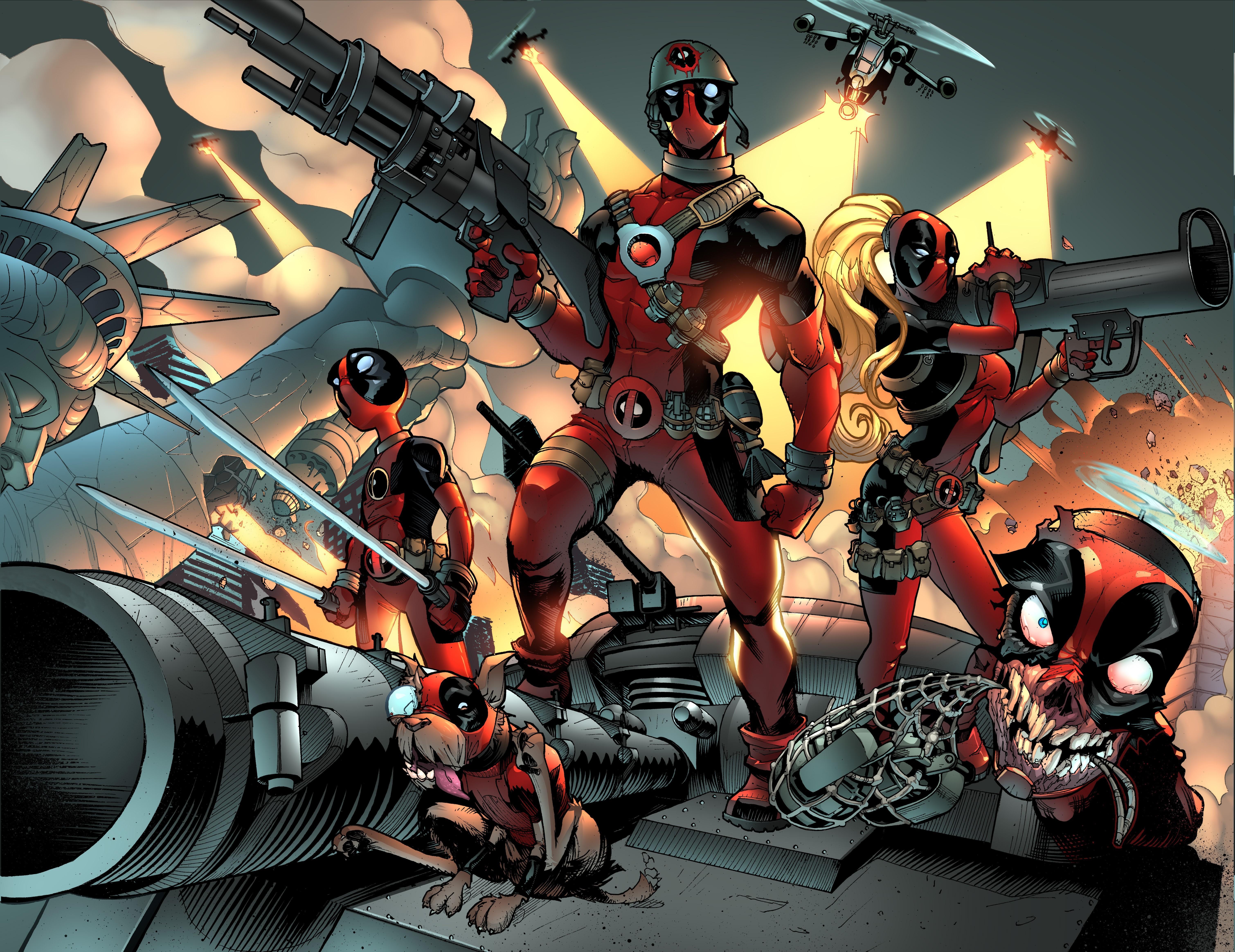 6038x4654 deadpool marvel comics wallpaper