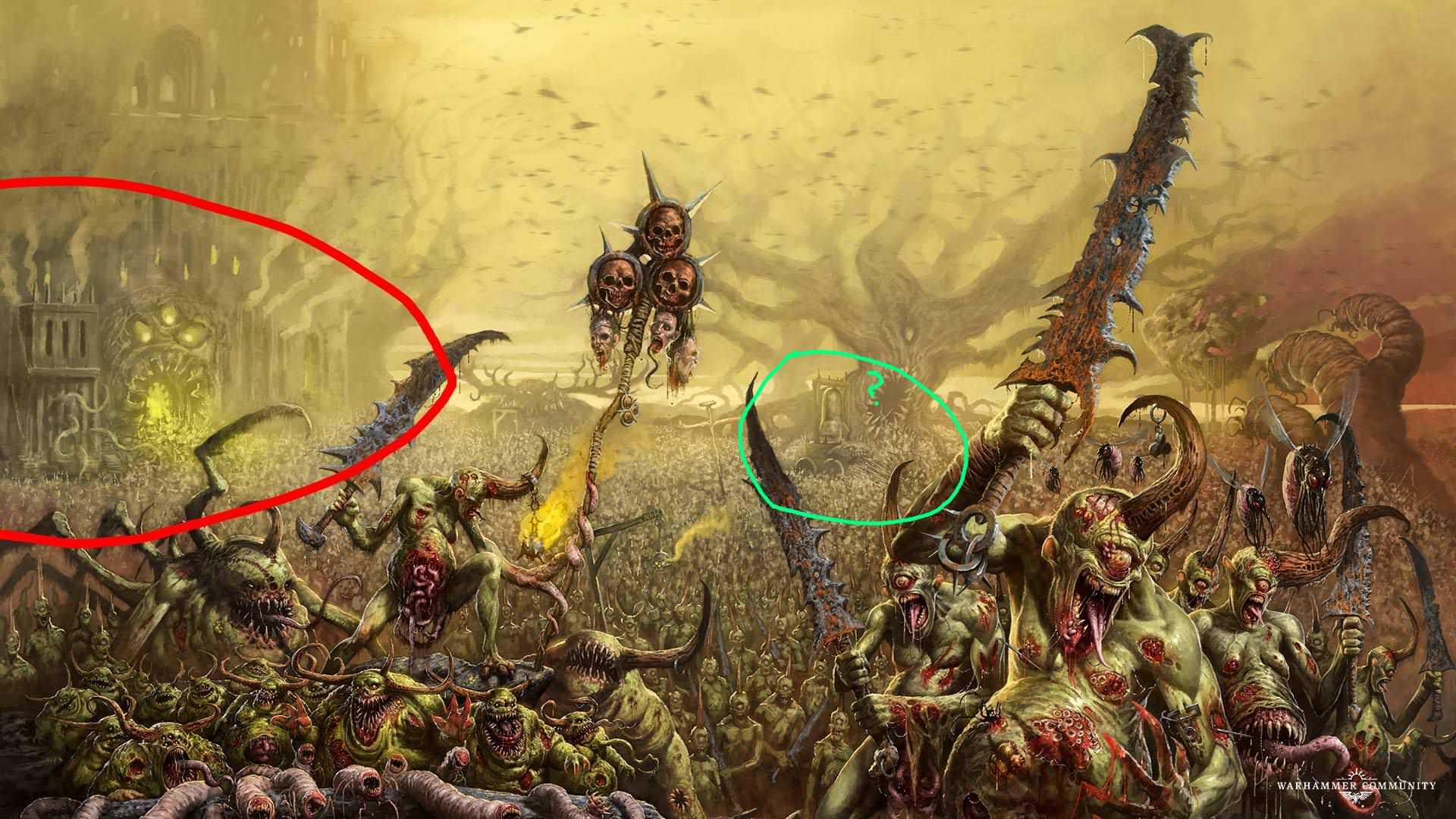 1920x1080 40k Death Guard Art