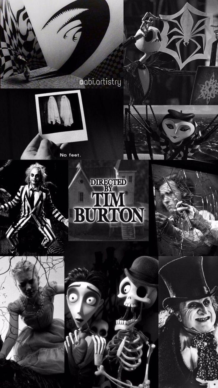 736x1309 Black and white Tim Burton movies wallpaper. Tim burton art, Tim burton movie, Tim burton