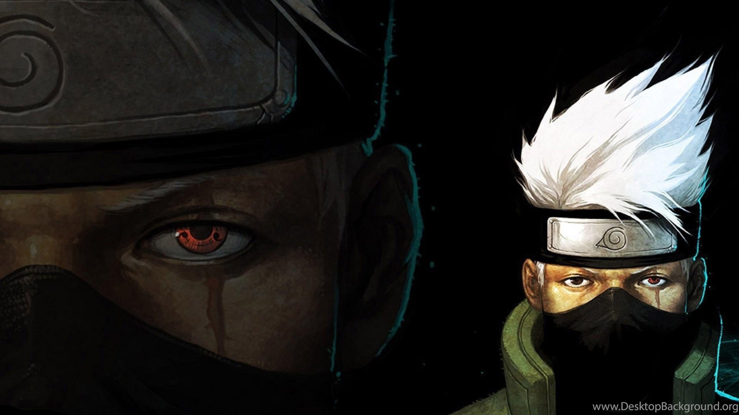 2560x1440 Naruto shippuden sharingan kakashi hatake Desktop Background