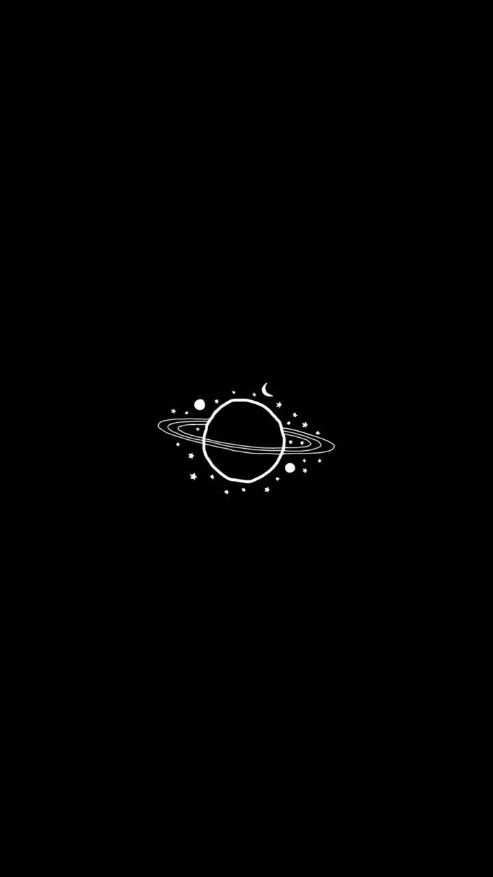 720x1280 Download Drawn Saturn HD Wallpaper and Background