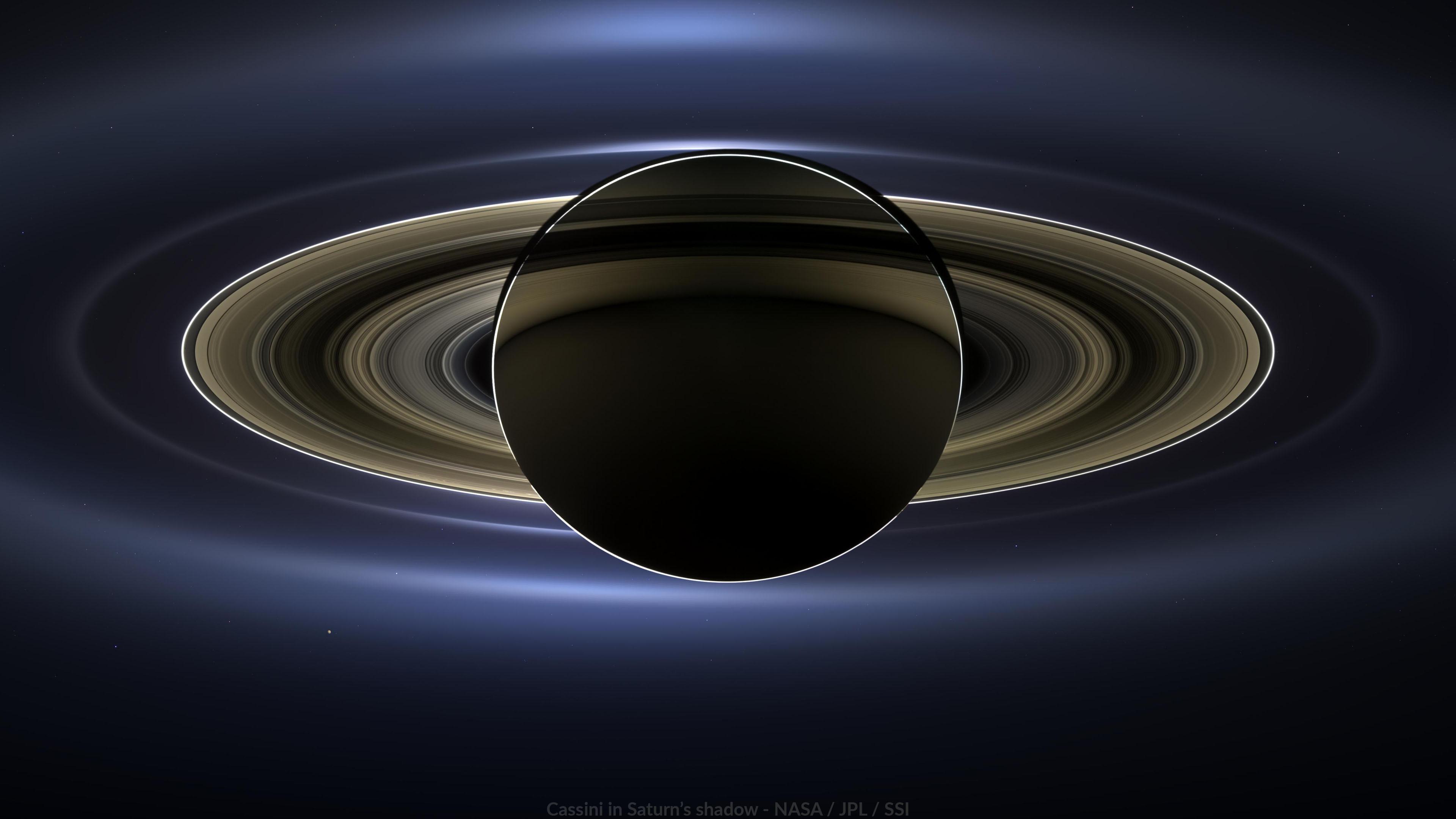 3840x2160 Wallpaper: In Saturn's Shadow The Day the. The Planetary Society