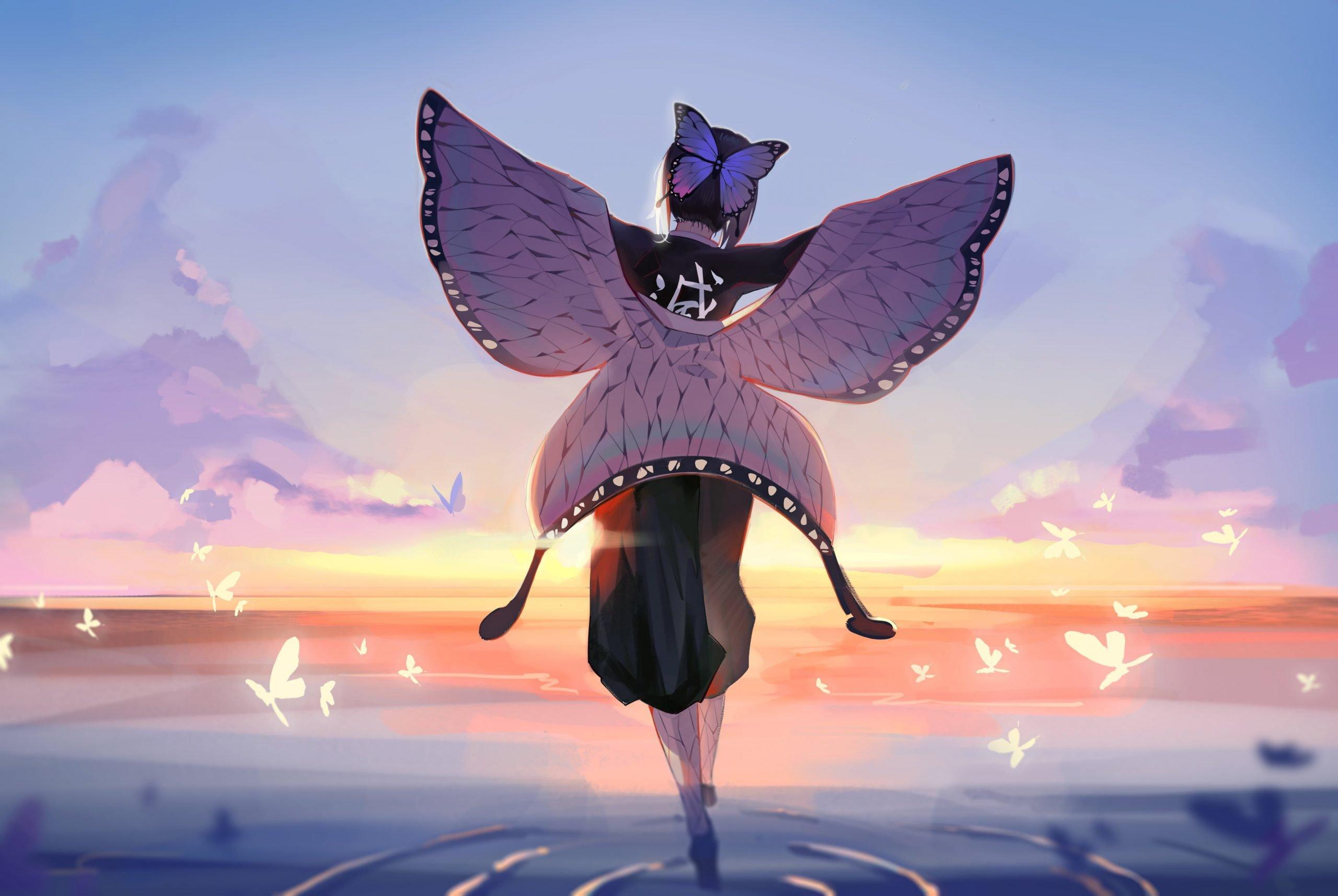 2560x1714 Wallpaper Anime, Demon Slayer Kimetsu No Yaiba, Butterfly • Wallpaper For You HD Wallpaper For Desktop & Mobile