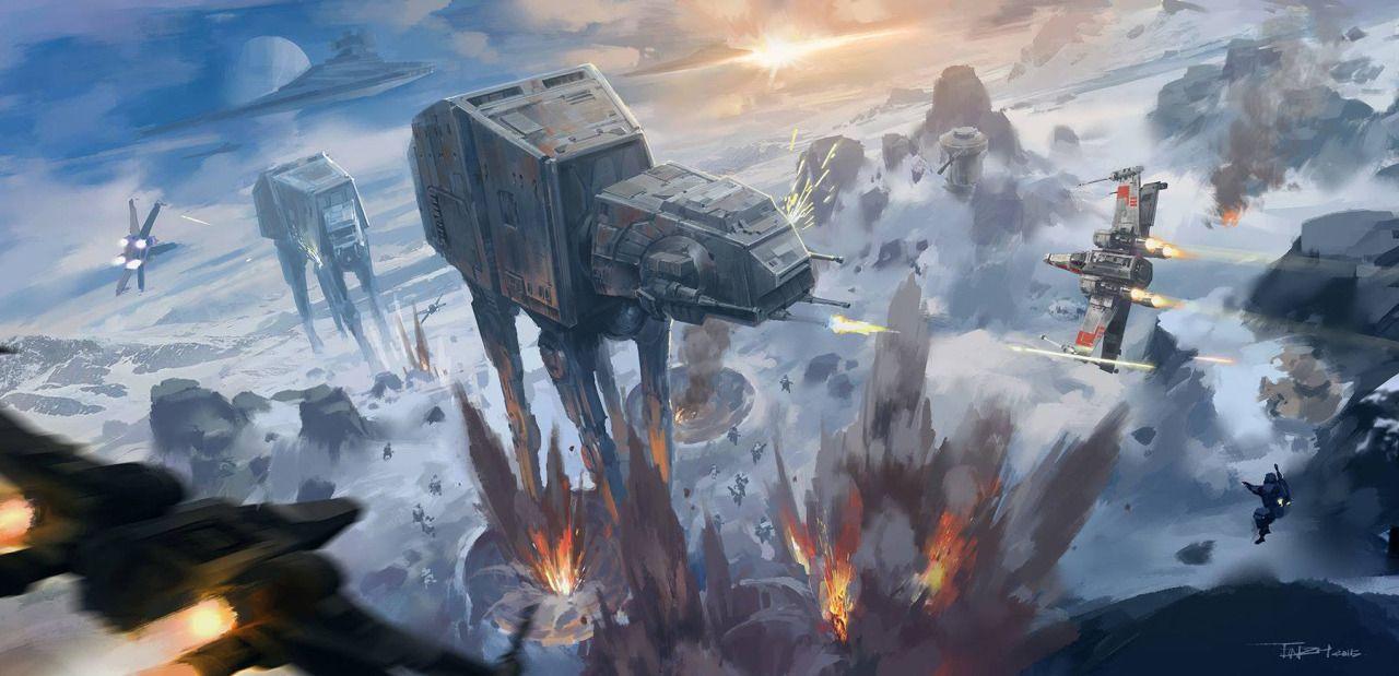 1280x619 Star Wars of Hoth by Ray Jin *. Star wars awesome, Star wars empire, Star wars picture