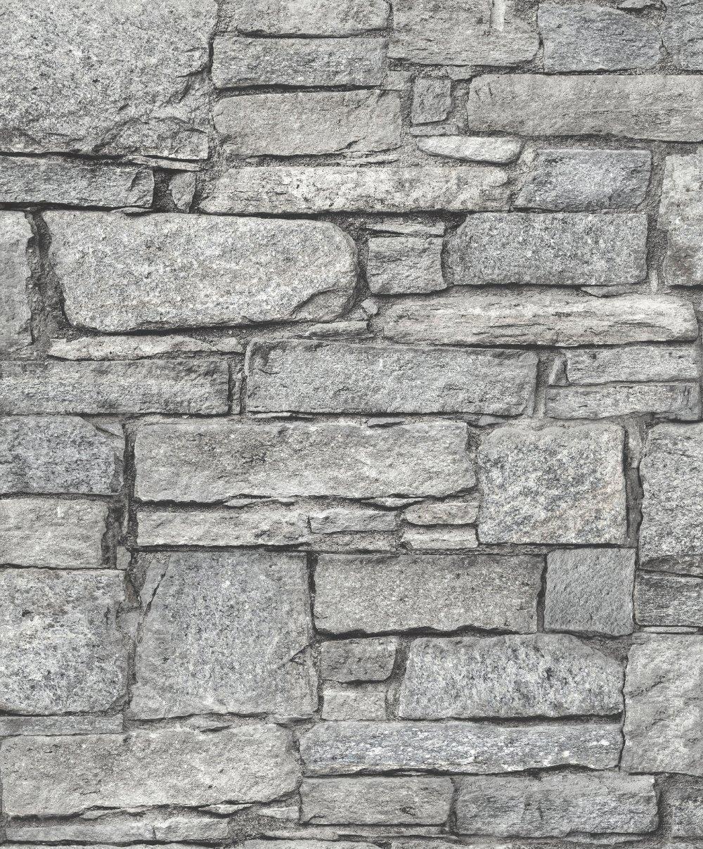1000x1207 Natural Grey Classic Stone Wall Wallpaper
