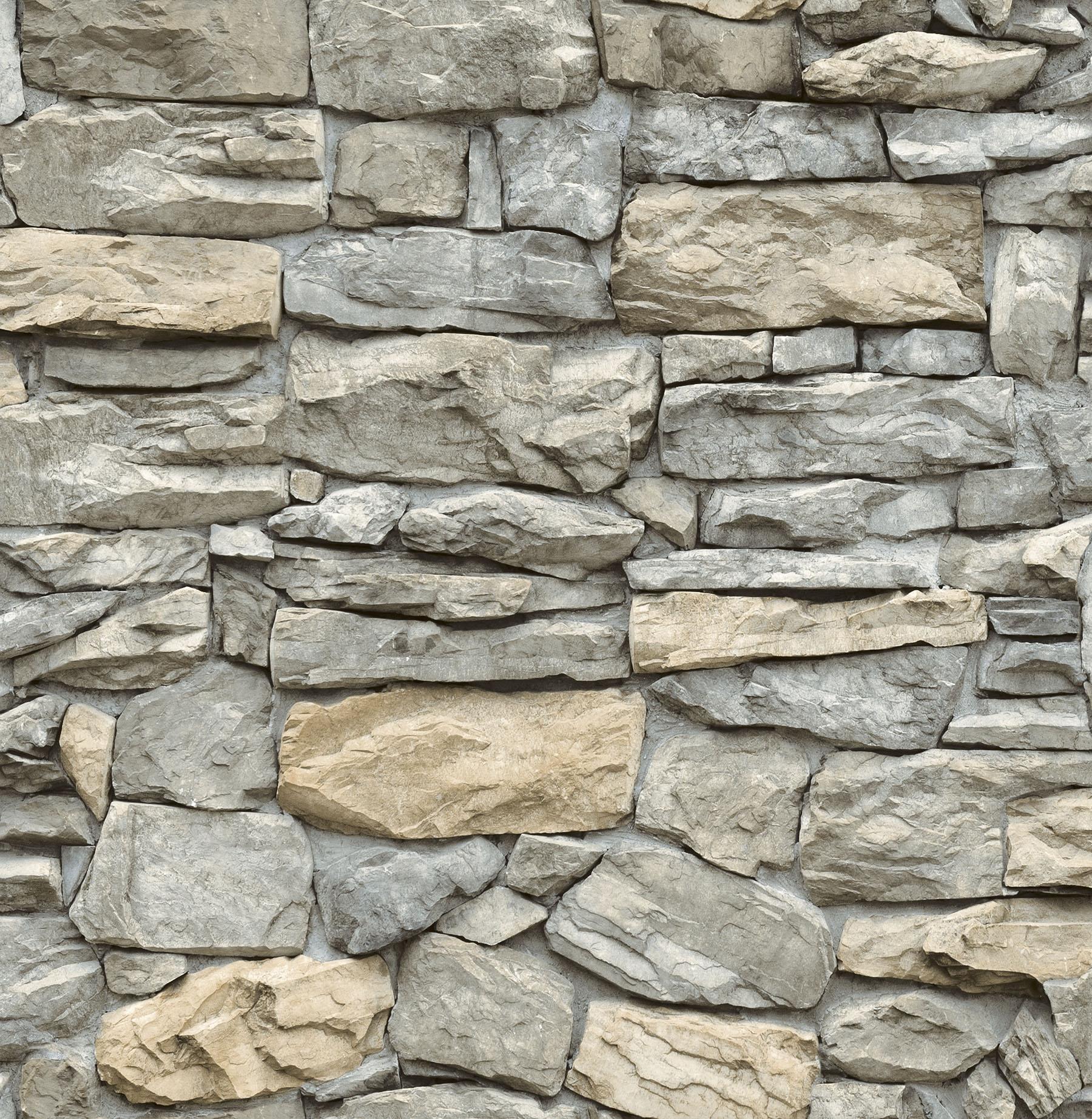 1800x1844 InHome Kilkenny Stone Peel & Stick Wallpaper