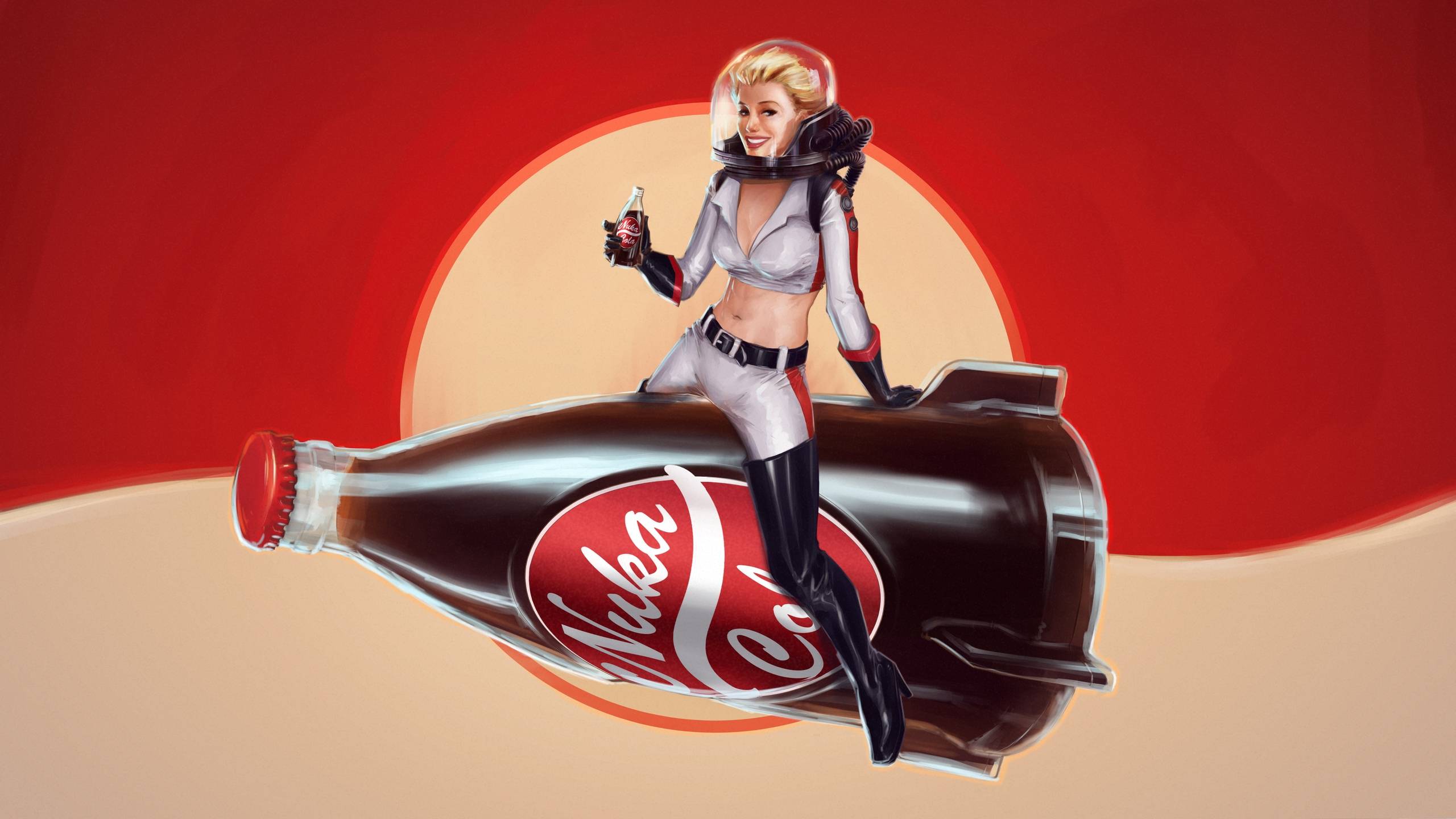 2560x1440 Fallout Pin Up Girls. - Wg