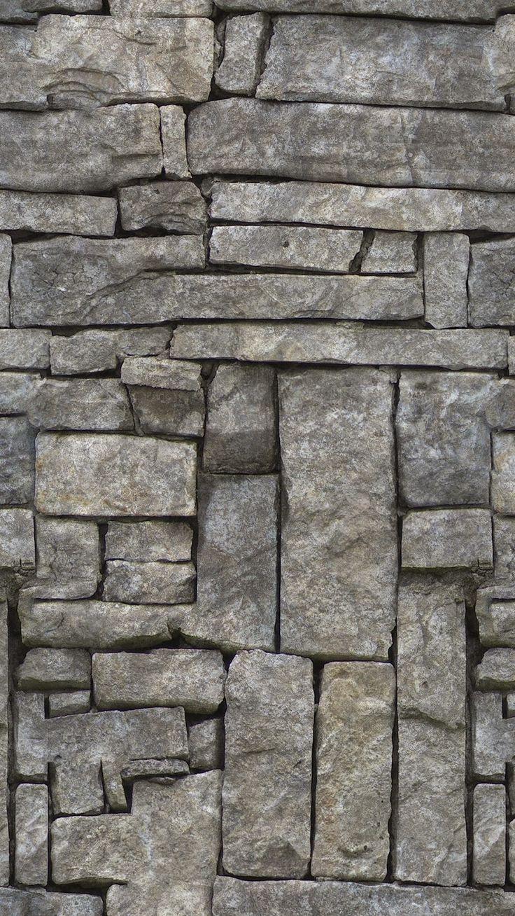 736x1308 HD Retina Wallpaper Collection of iPhone 6 Plus. Stone wallpaper, Brick wallpaper, 3D brick wallpaper