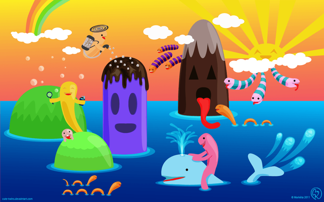 1131x707 Happy World Wallpaper By Cute Twins