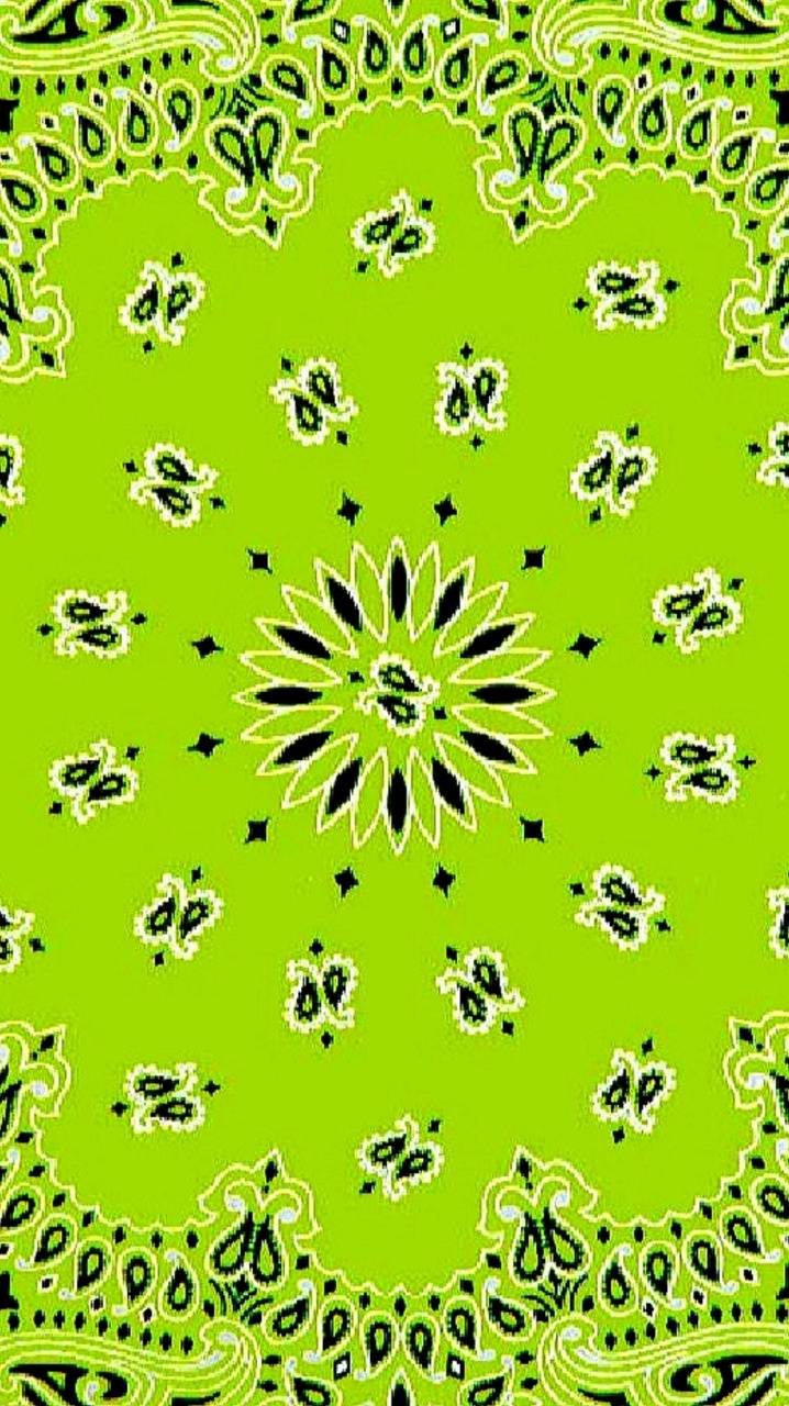 718x1280 Green Bandana Wallpaper