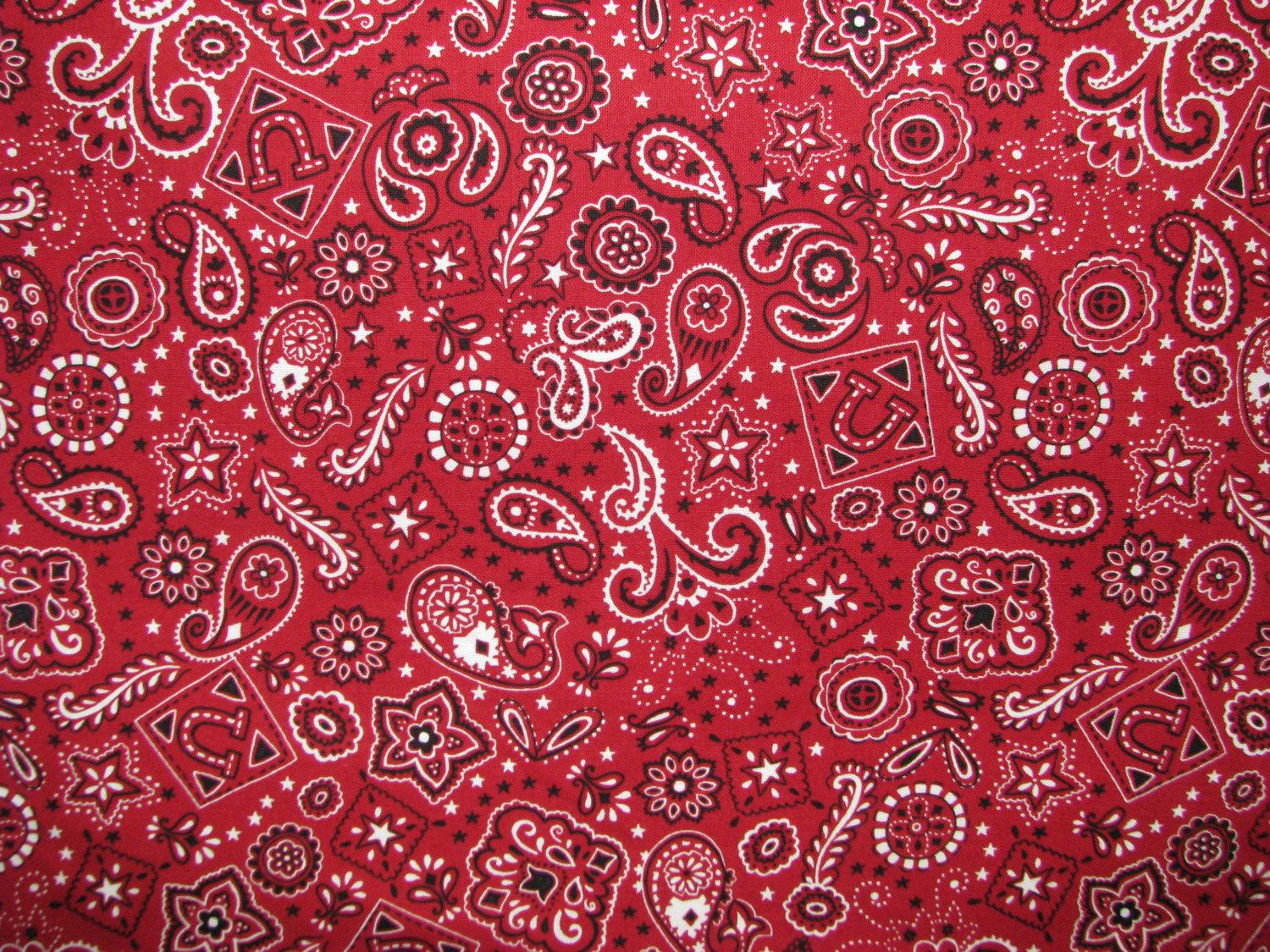 1500x1125 Free download Giddy Up cotton fabric red black white paisley bandana print [1500x1125] for your Desktop, Mobile & Tablet. Explore Bandana Background. Blue Bandana Wallpaper