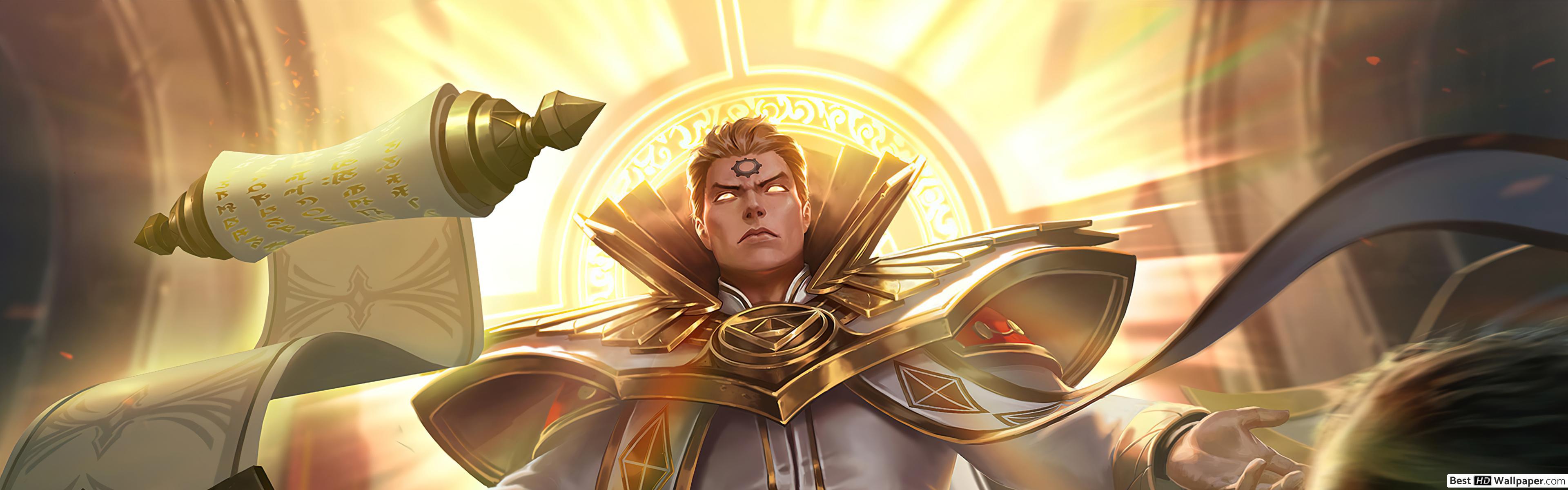 3840x1200 Holy Priest 'Estes' Legends (ML) HD wallpaper download