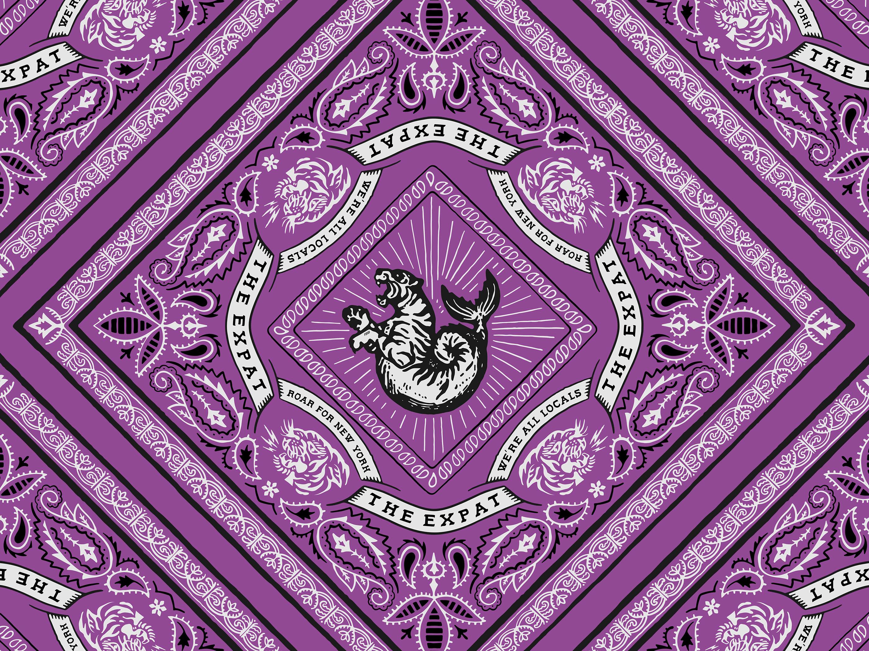 Purple Bandana Wallpapers Top Free Purple Bandana Backgrounds
