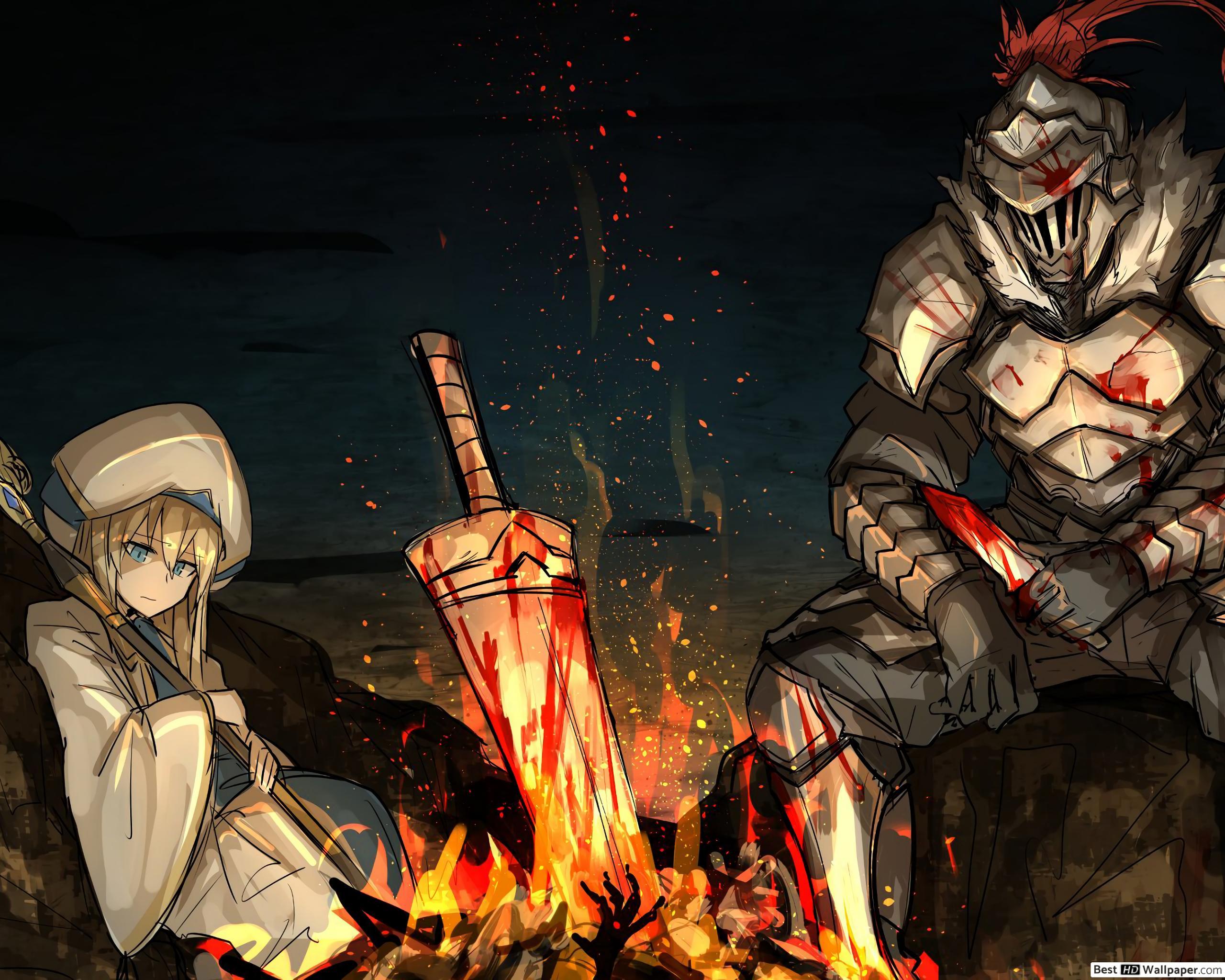 2560x2048 Goblin Slayer & Priestess HD wallpaper download
