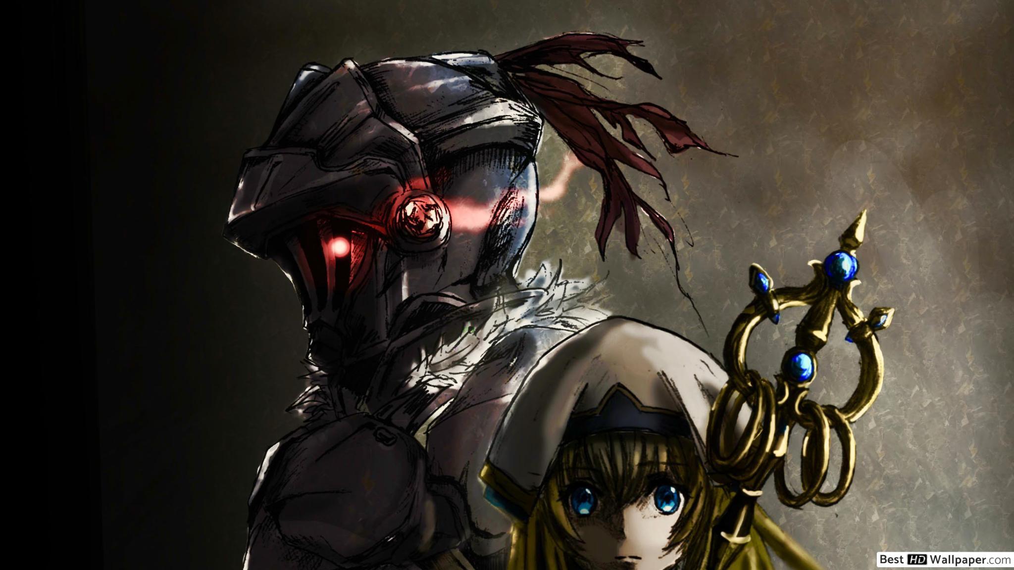 2048x1152 Priestess & Goblin Slayer HD wallpaper download