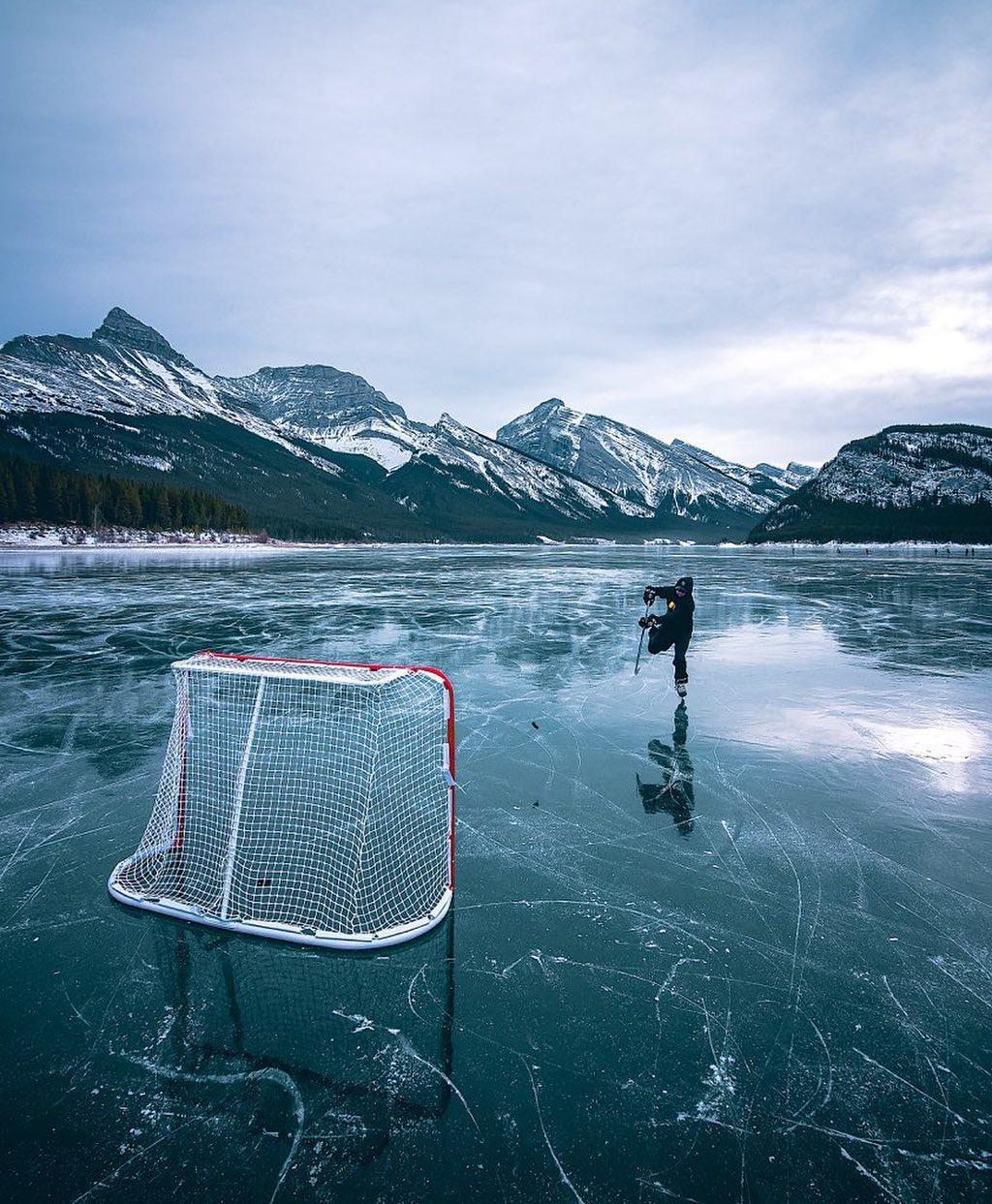 1024x1243 NHL #NHLOutdoors at Lake Tahoe beginning on Saturday, we're celebrating pond hockey all week long! Exhibit A