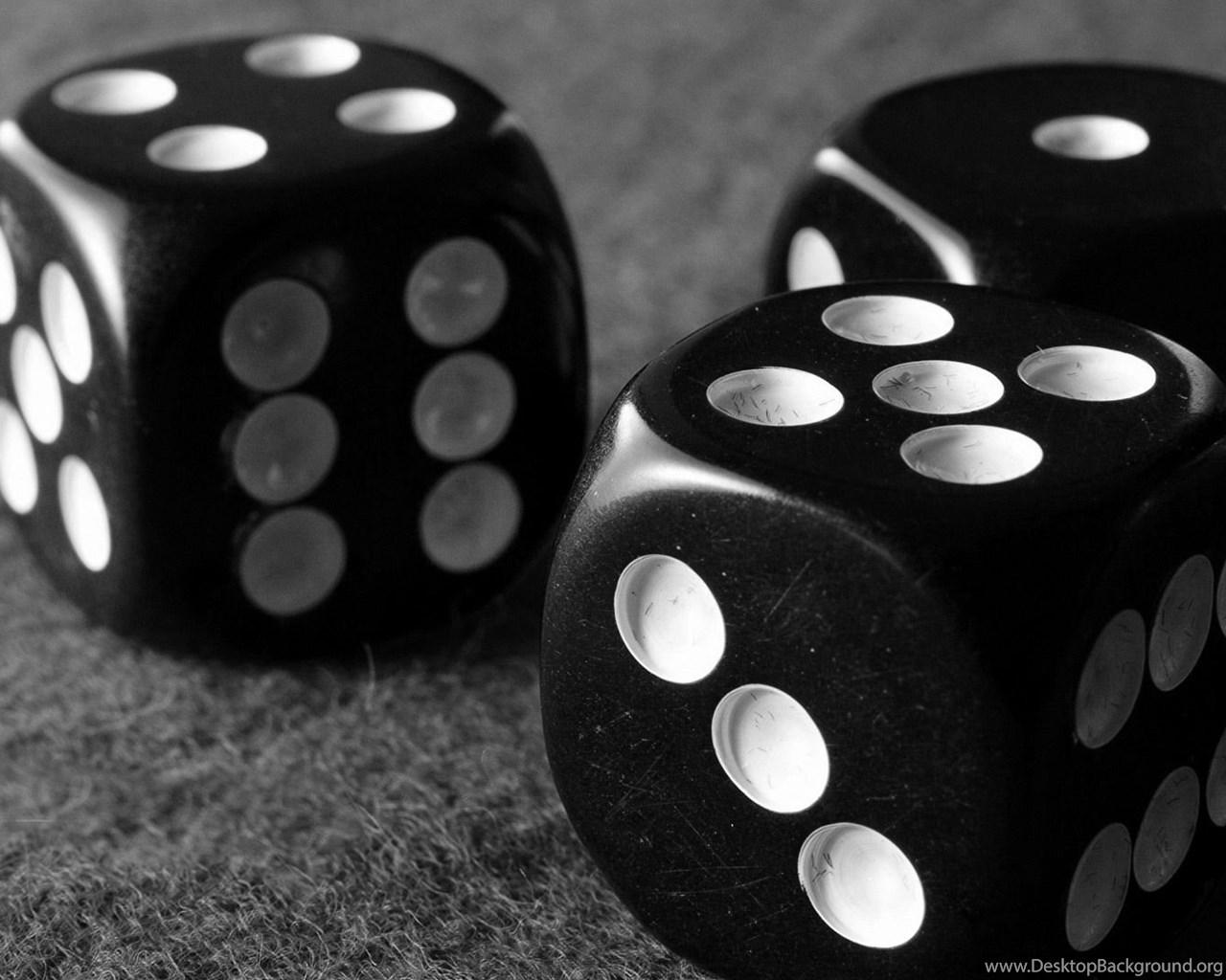 1280x1024 Black Dice Wallpaper Desktop Background