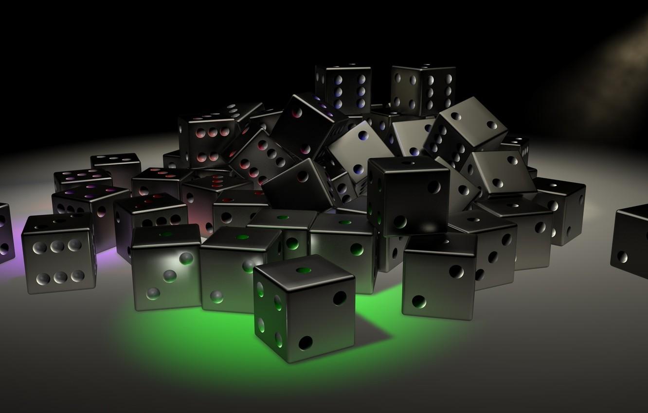 1332x850 Wallpaper cubes, black, the game, dice, the dice image for desktop, section рендеринг
