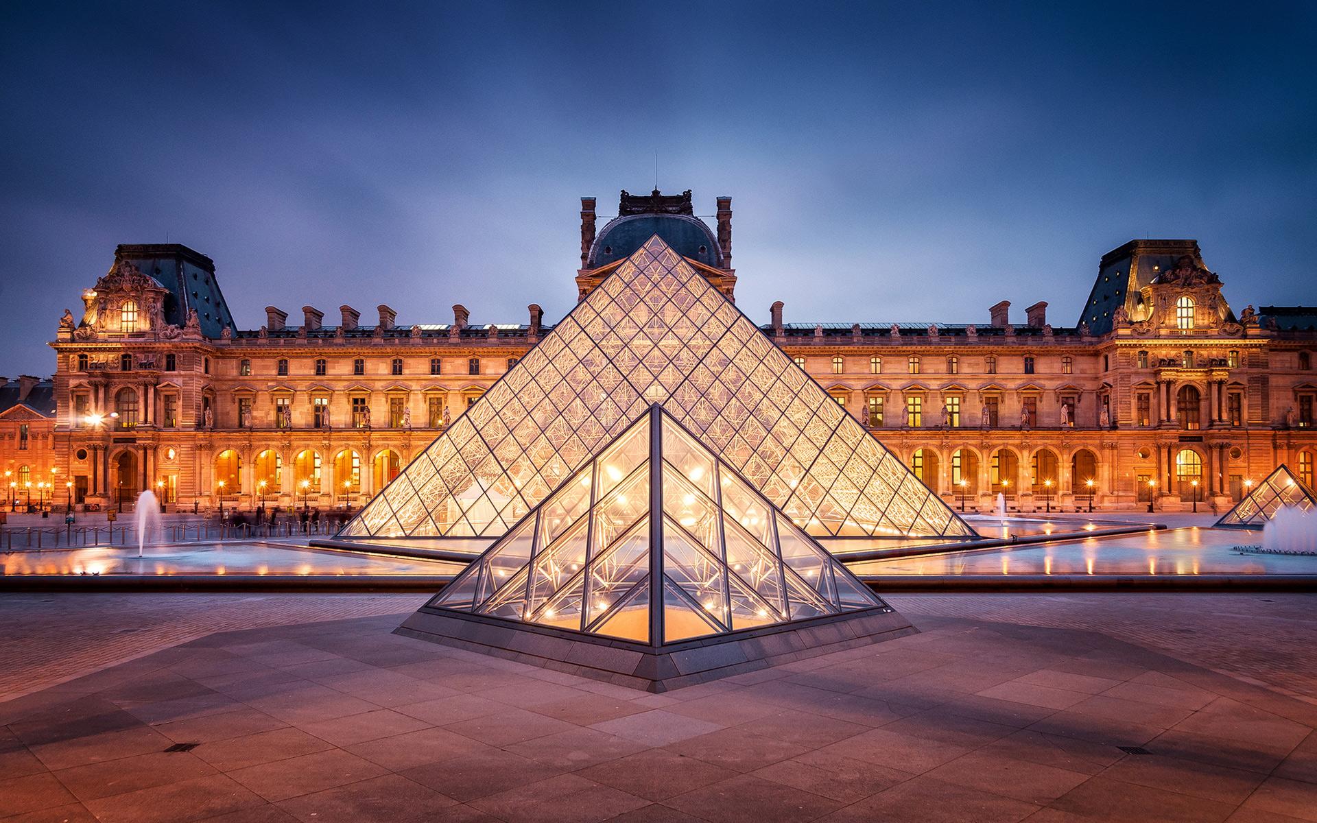 1920x1200 France Pyramid HD Wallpaper