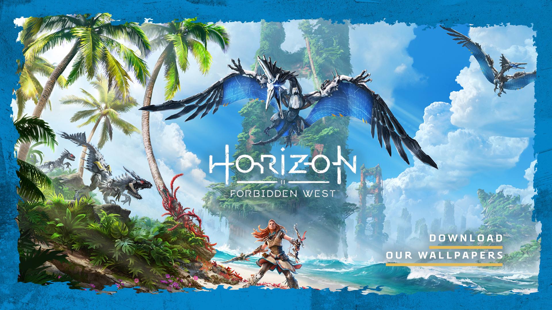 1920x1080 Guerrilla your desktop or phone background with the new key art from Horizon Forbidden West