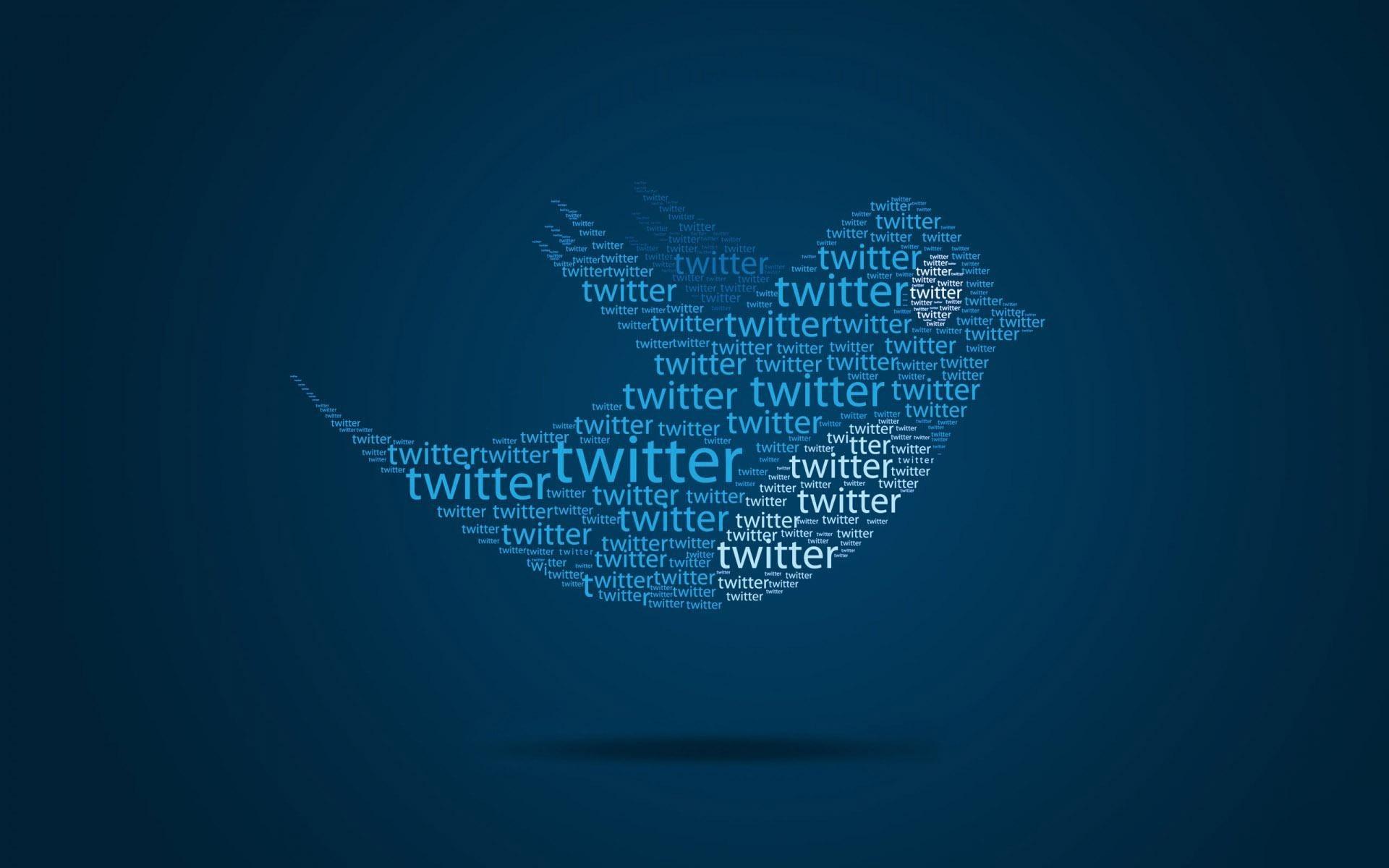 1920x1200 Blue Twitter bird picture background wallpaper download. Wallpaper, picture, photo