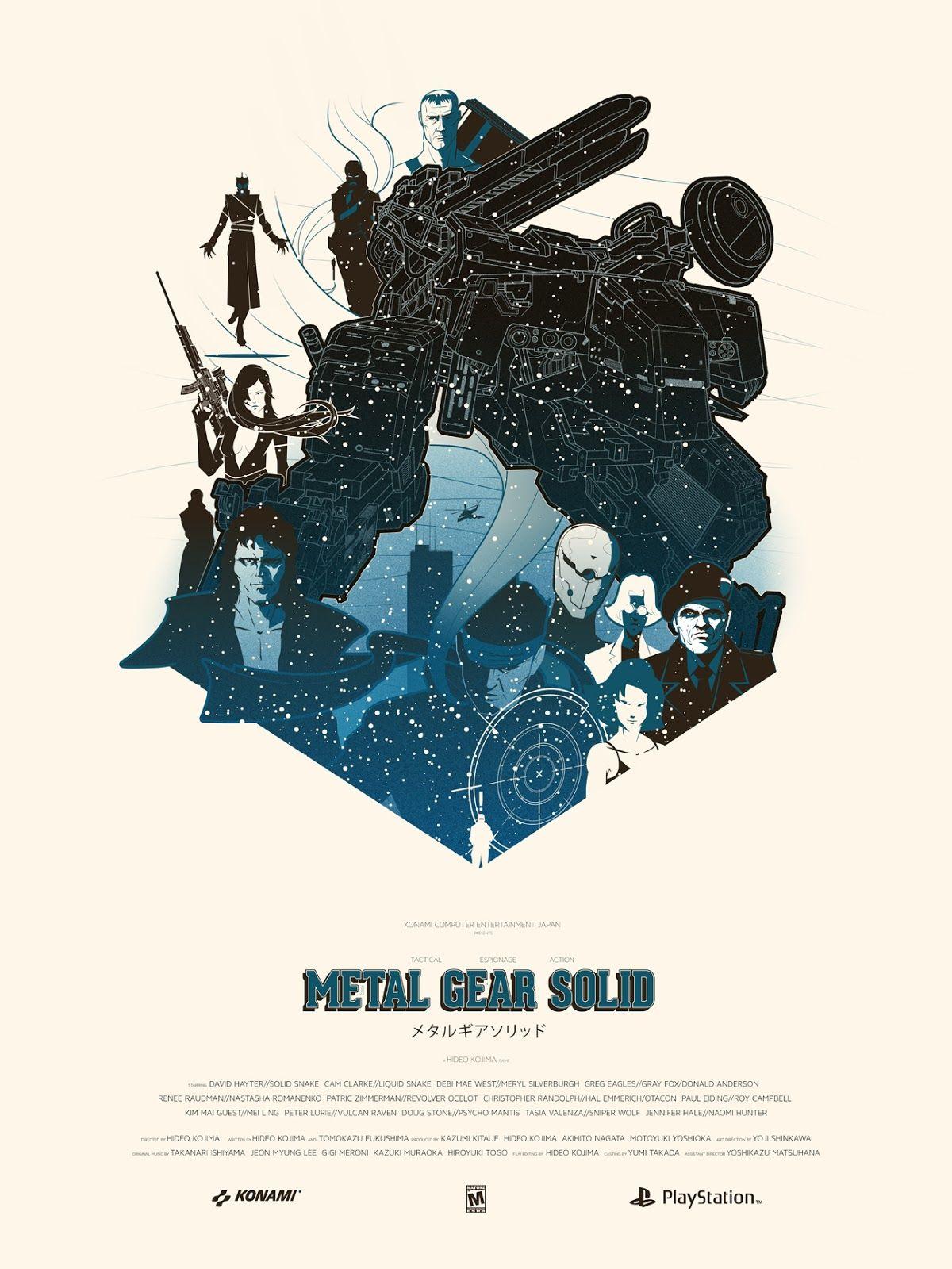 1200x1600 Minimalist Posters. Metal gear solid, Metal gear, Video game poster art
