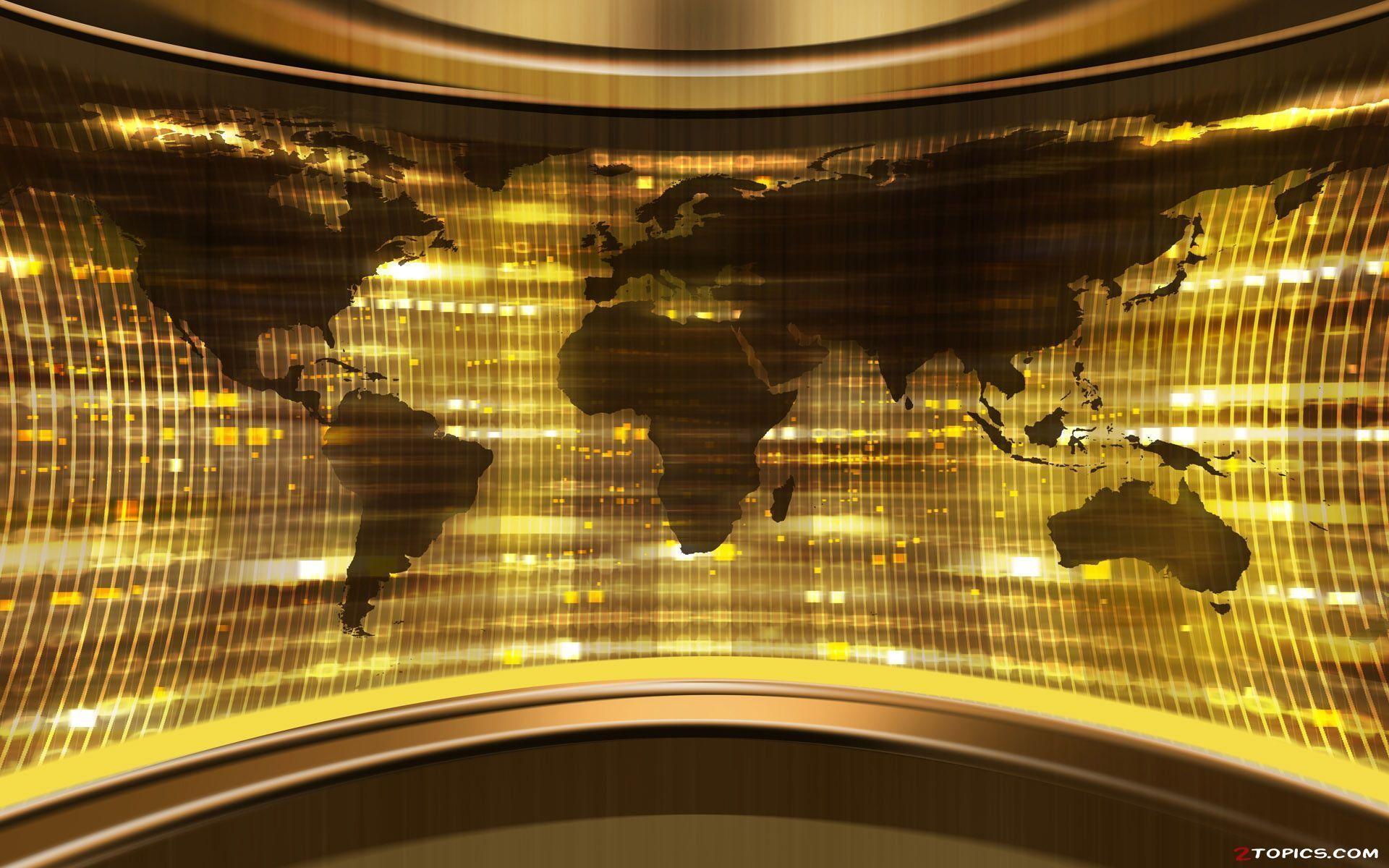 1920x1200 World Map : Nice Wallpaper. Gold wallpaper, Cool world map, World map wallpaper