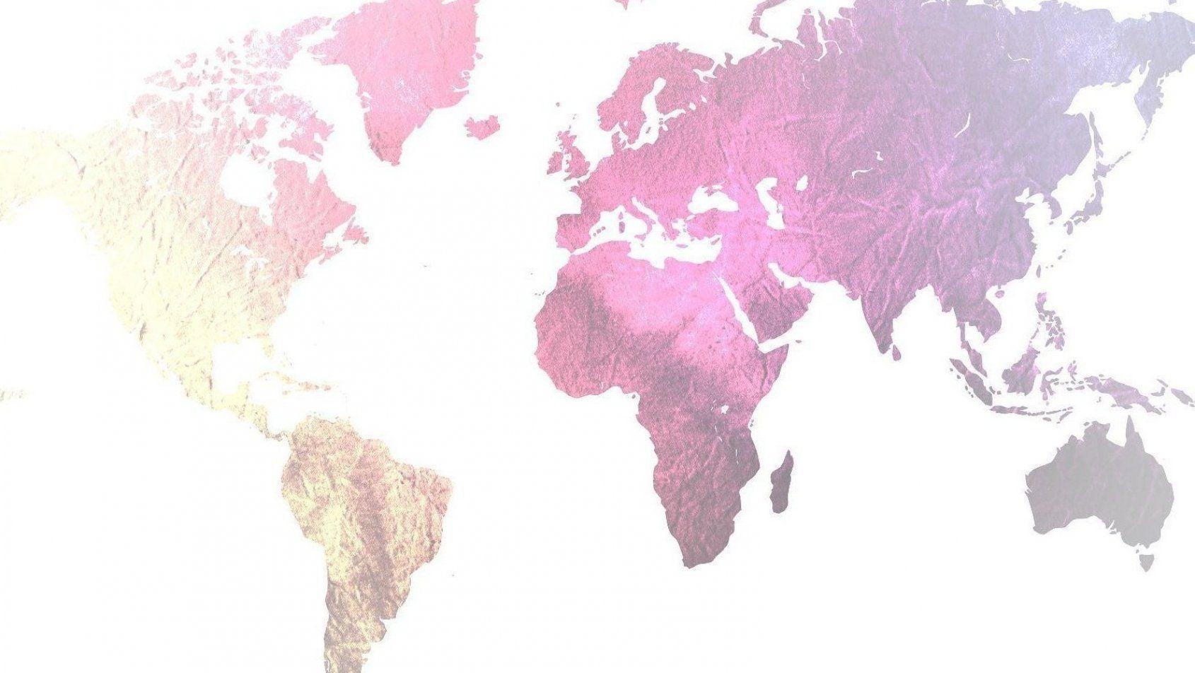 1690x952 World Map Desktop Wallpaper