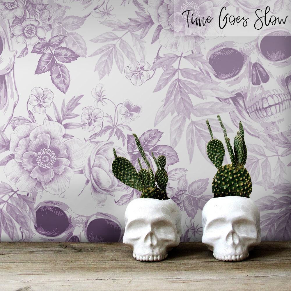 1000x1000 Skulls Removable Wallpaper Cute Rock Design