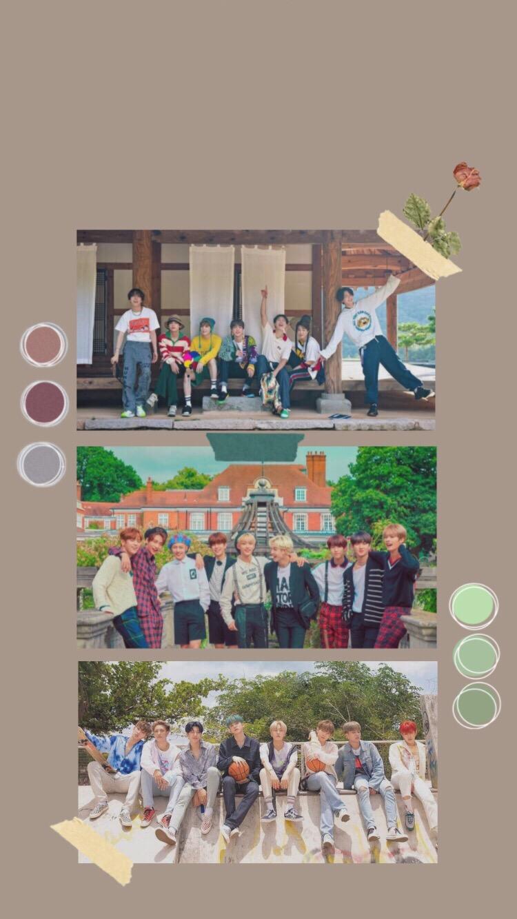 750x1333 bts straykids ateez therose wallpaper Image by ᴍɪᴄʜ
