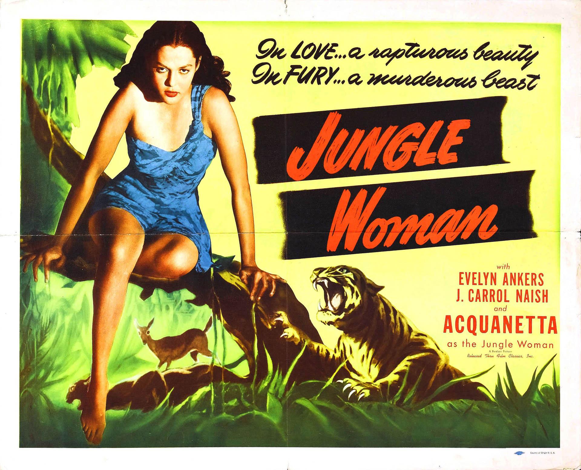 1920x1551 Jungle Woman 1940s Movie Posters