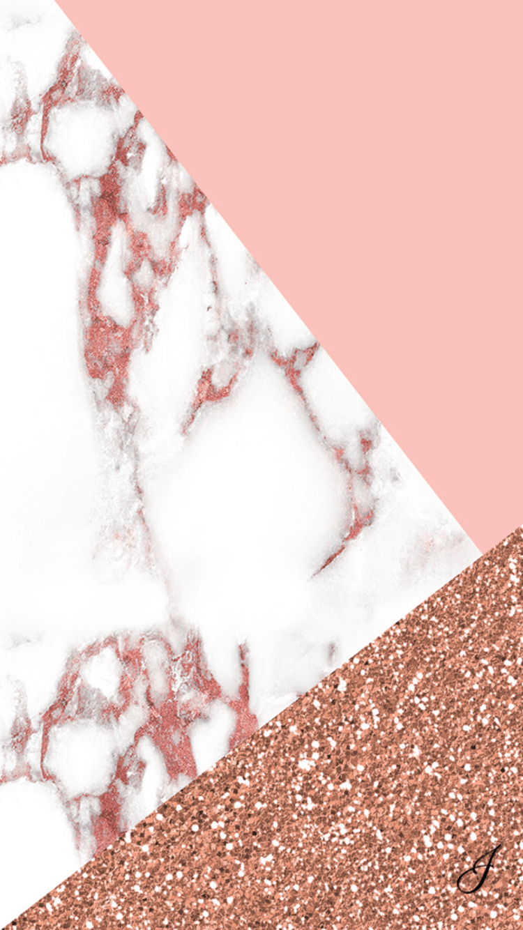 750x1334 Cute Rose Gold iPhone Wallpaper