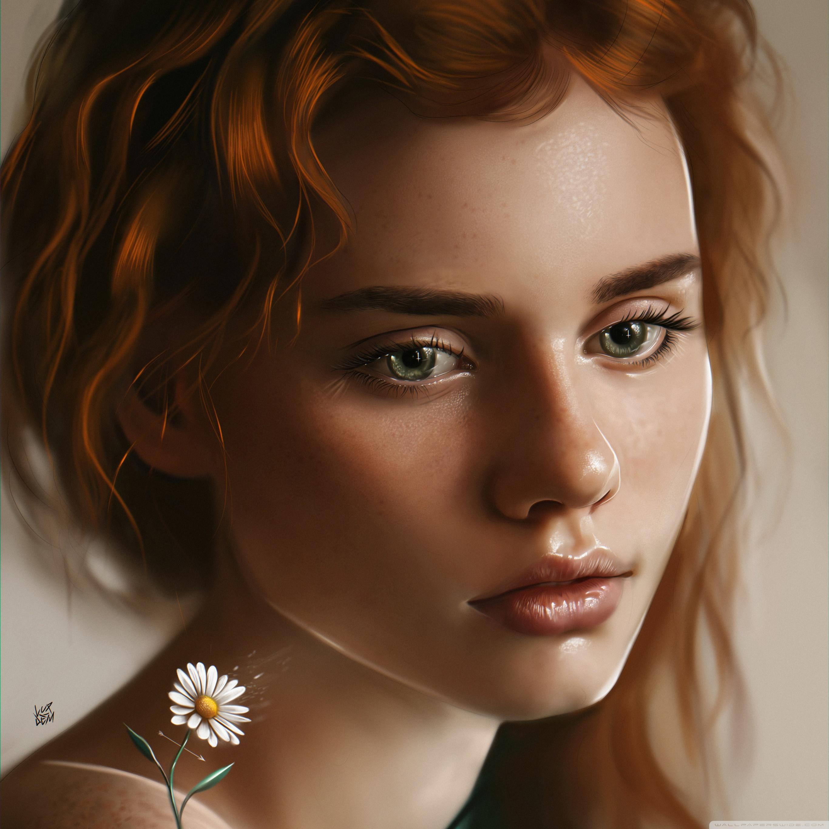 2732x2732 4 Portrait Girl