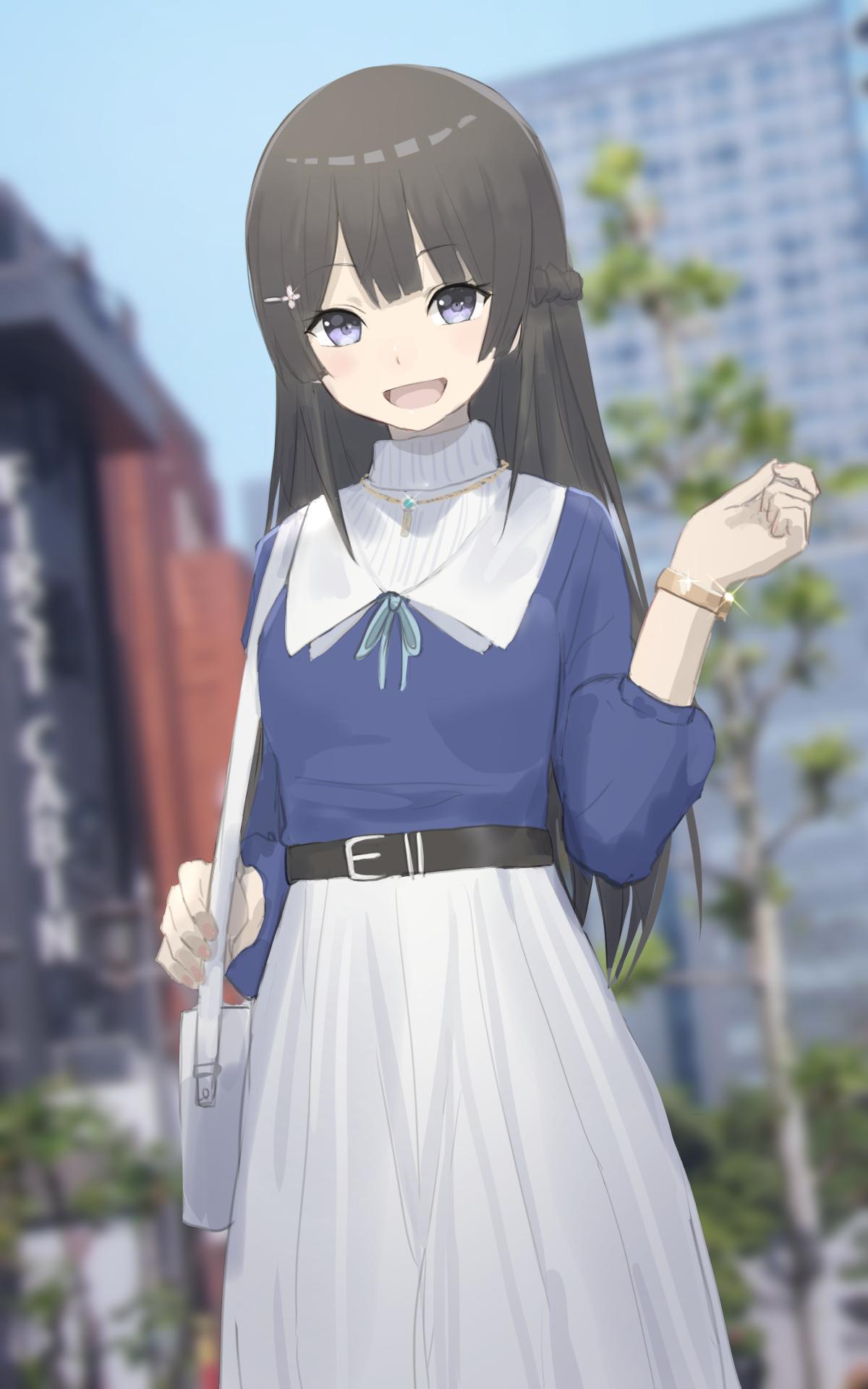 1200x1920 Tsukino Mito Mito (Channel) Wallpaper by Misaki Nonaka Anime Image Board
