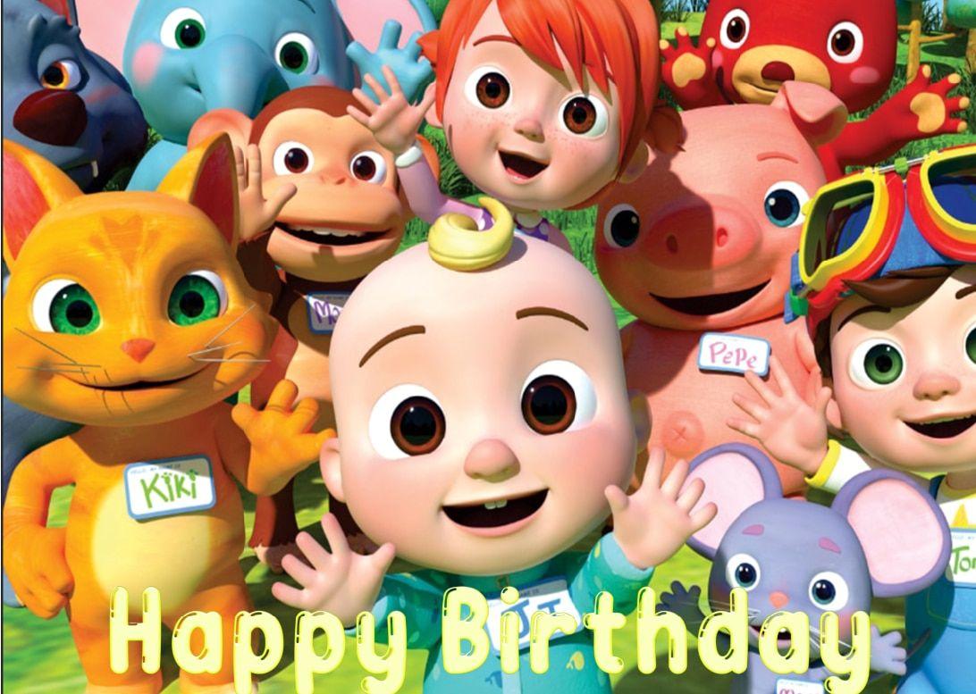 1092x777 CoComelon Birthday Wallpaper