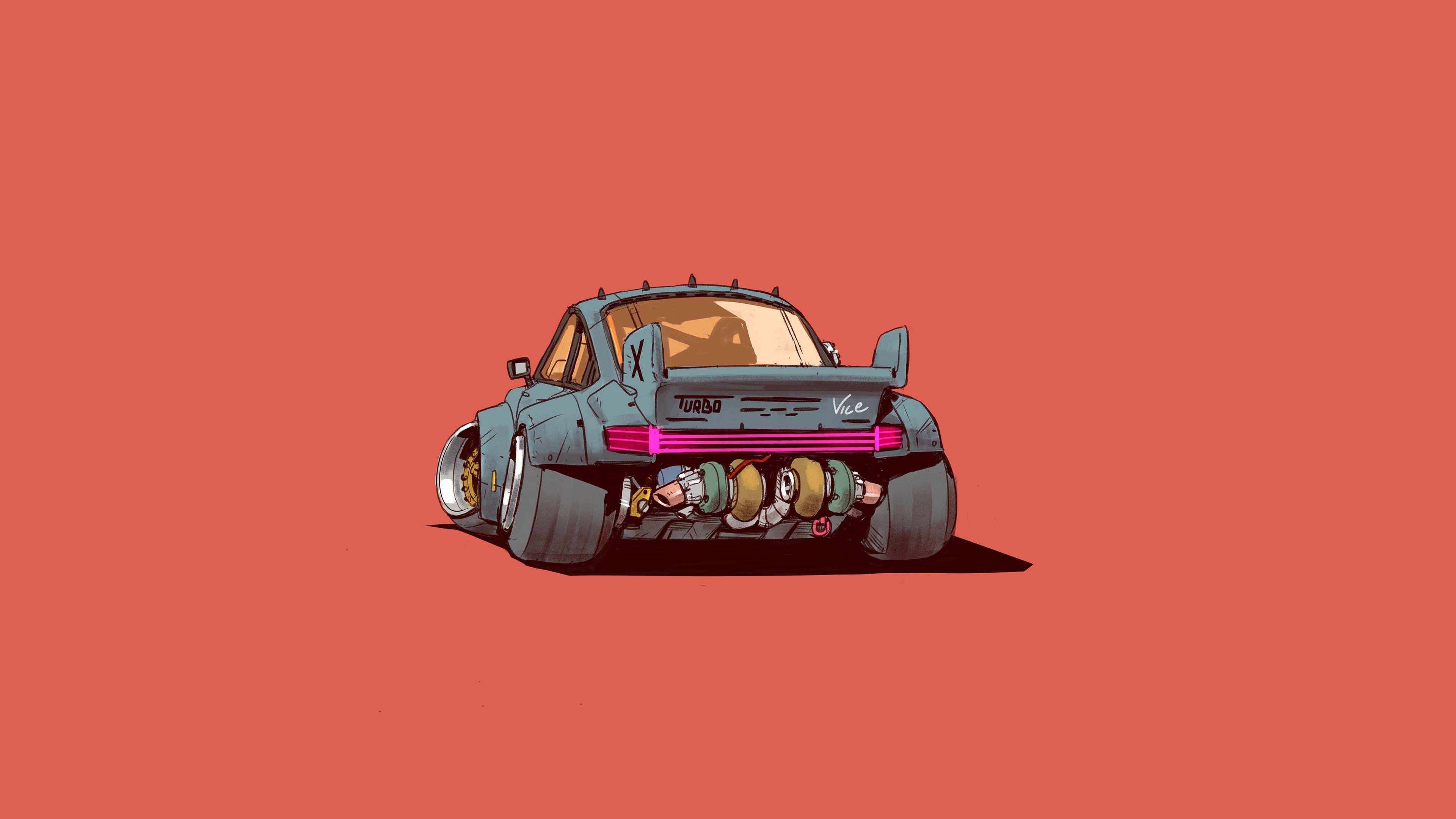 3840x2160 Minimalist Car Wallpaper, HD Minimalist Car Background on WallpaperBat