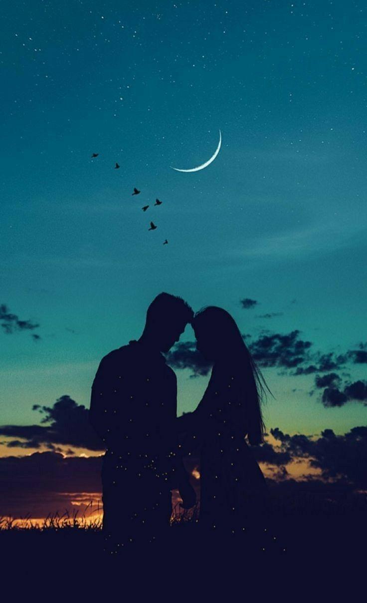 Love Couples Moon Wallpapers - Top Free Love Couples Moon Backgrounds ...