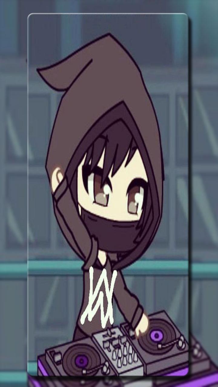 720x1280 Alan Walker Anime Pic Wallpaper