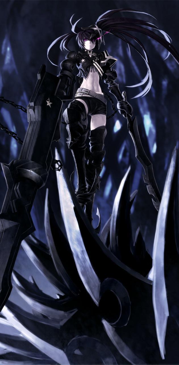 630x1280 BLACK ROCK SHOOTER wallpaper