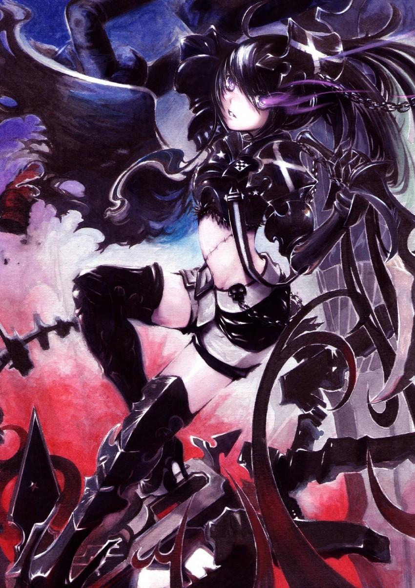850x1204 Insane BlackRock Shooter Mobile Wallpaper Anime Image Board