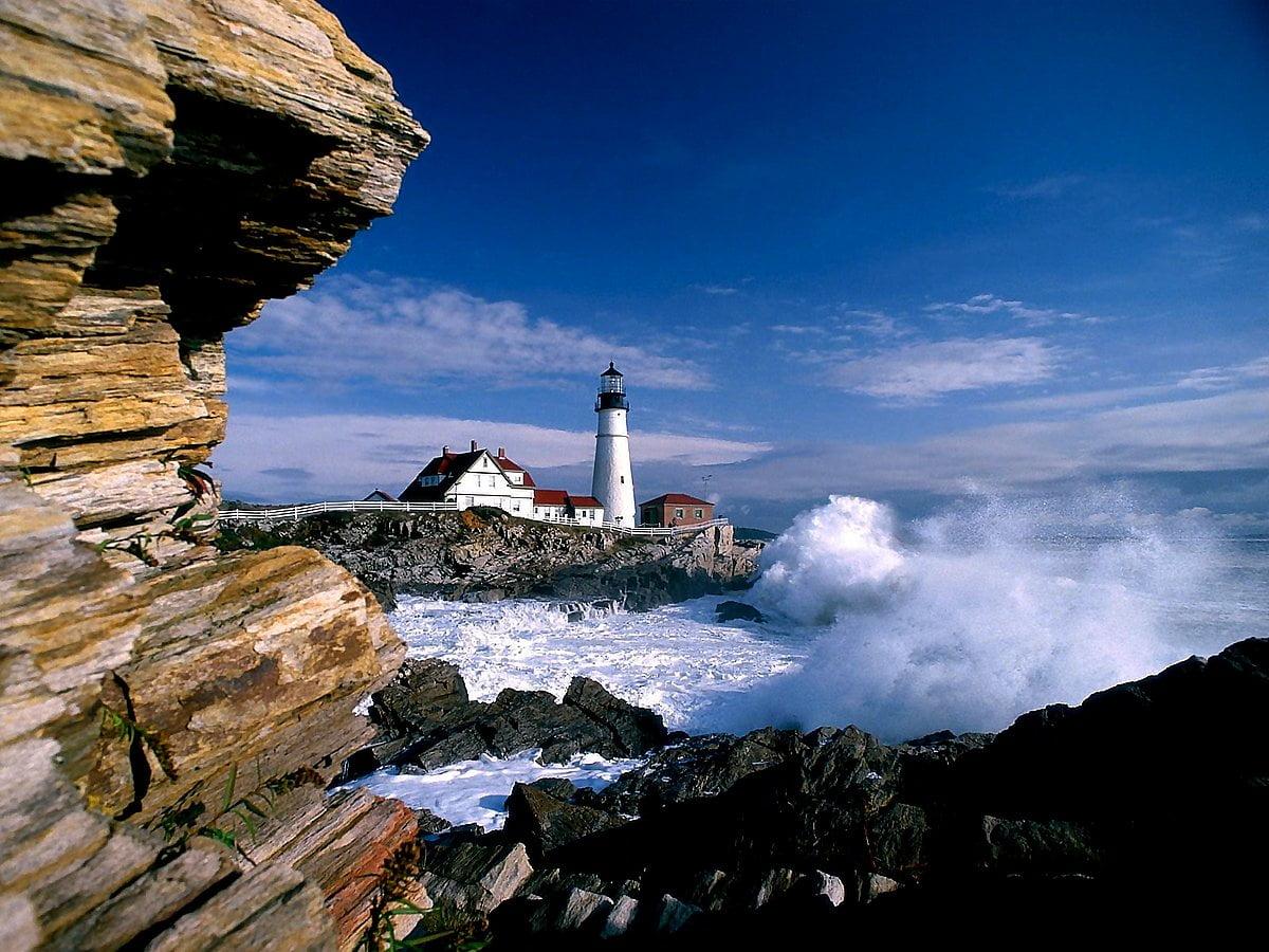 1200x900 Wonderful Lighthouse, Portland Head Light, Cape Elizabeth background. TOP Free Download photo