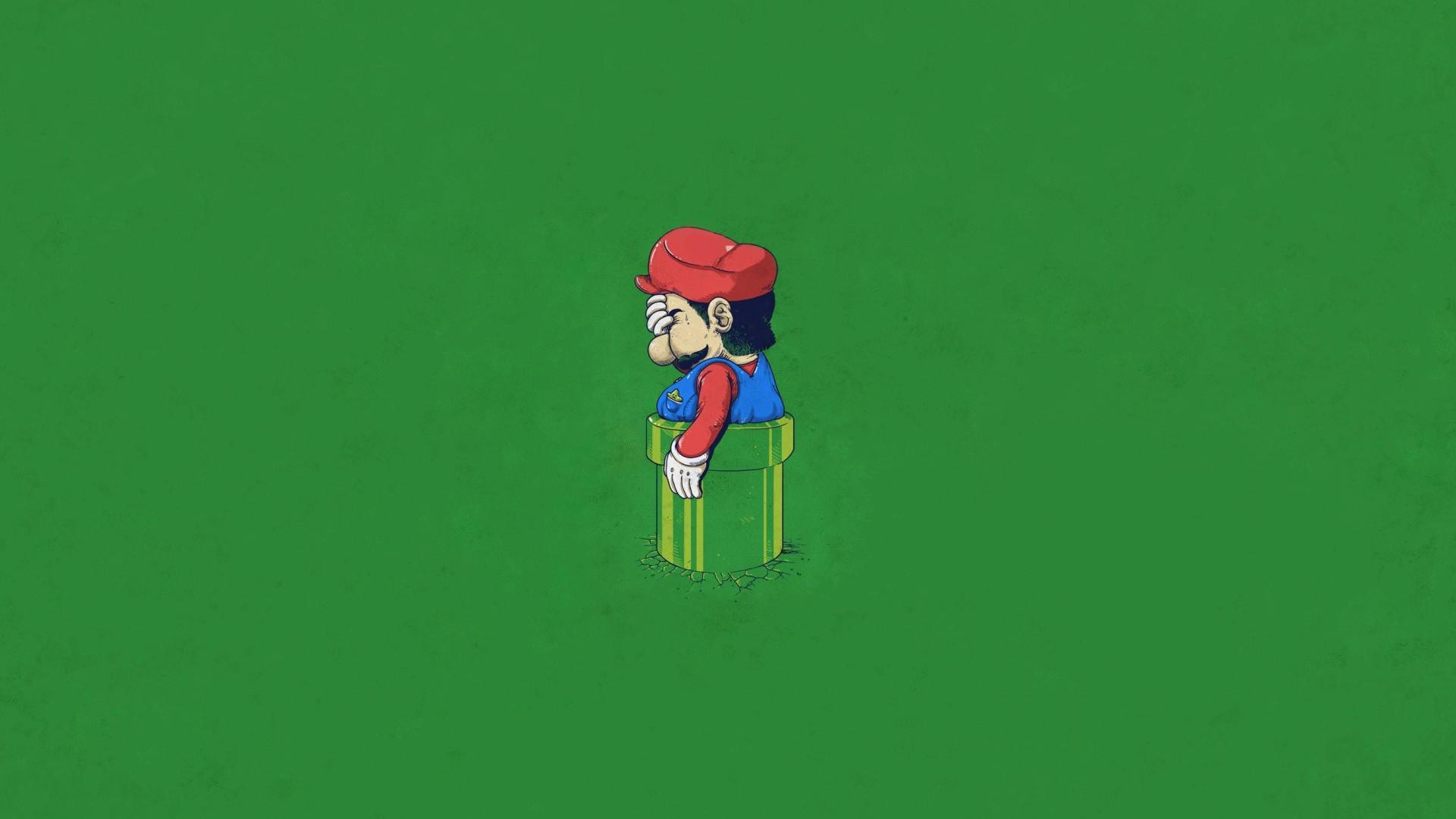 1920x1080 Funny mario wallpaper