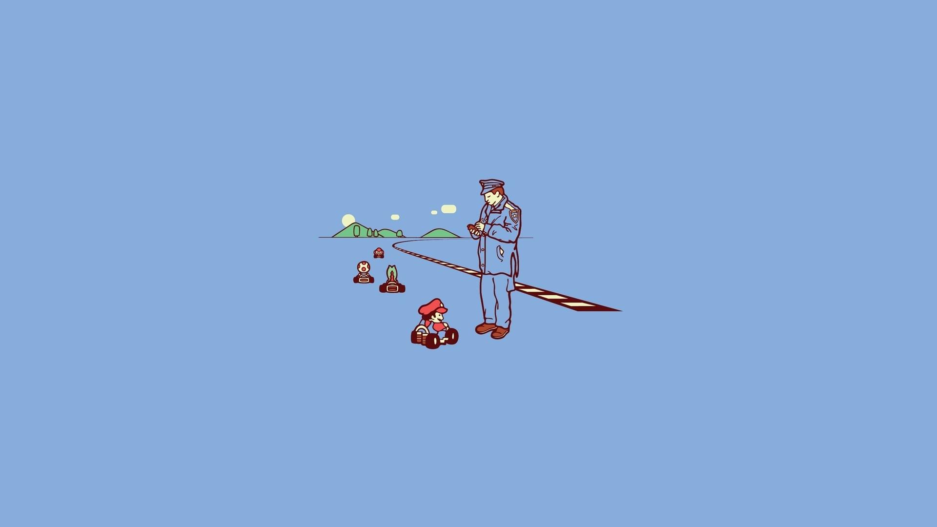 1920x1080 Download Wallpaper, Download nintendo abstract funny mario kart simplistic simple Wallpaper –Free Wallpaper Download