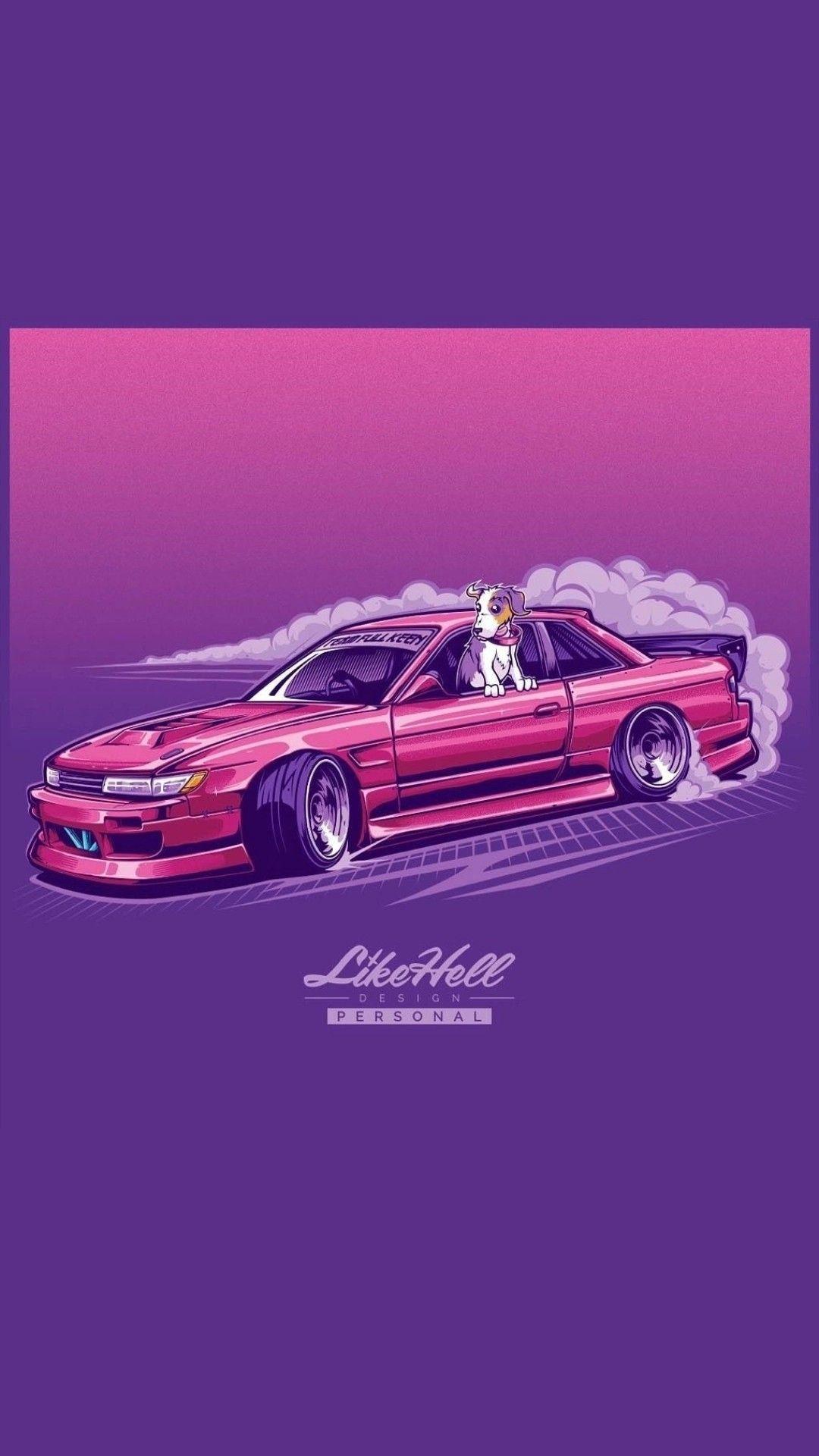1080x1920 Aesthetic Japanese Car Wallpaper